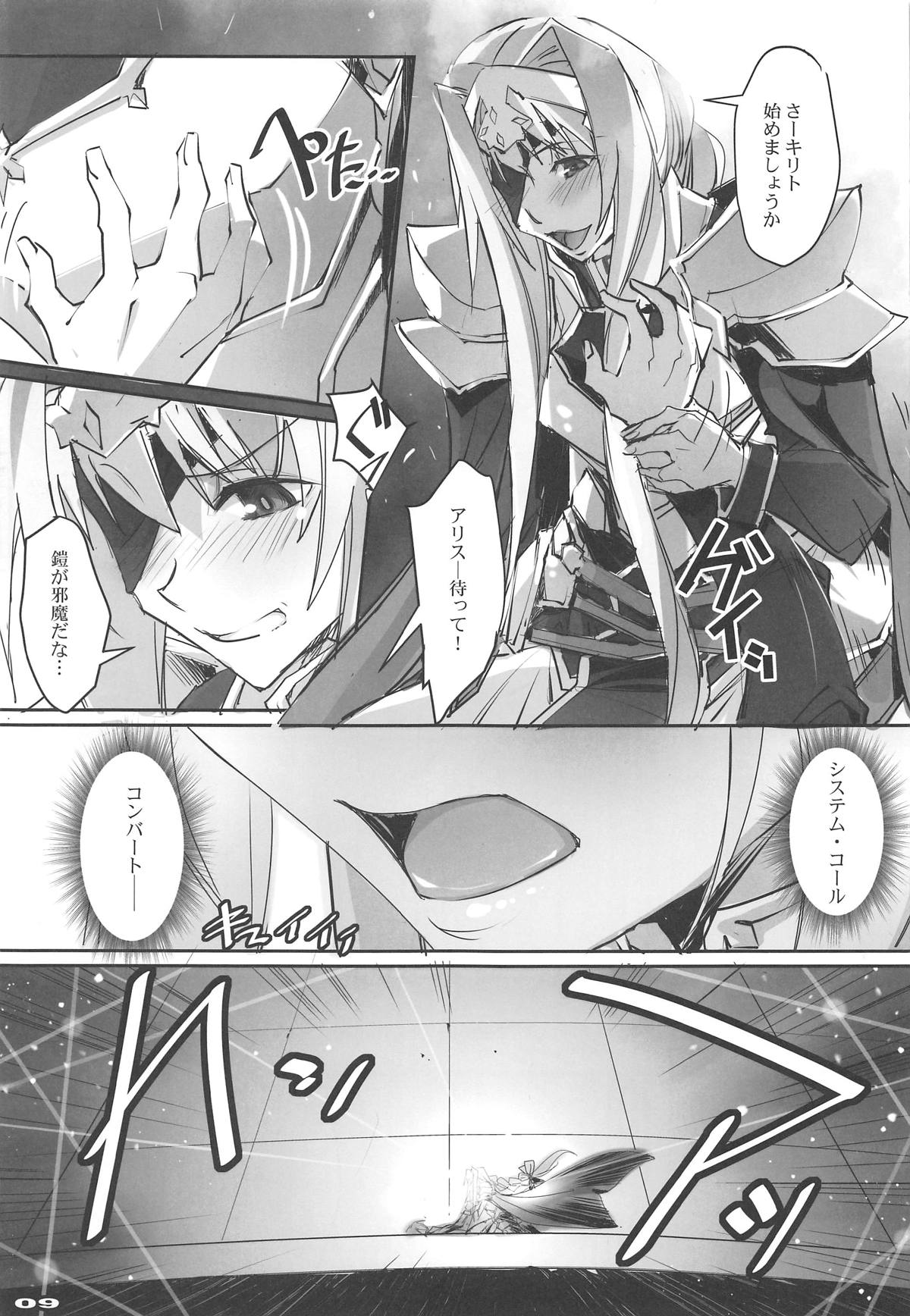 (COMIC1☆15) [RYU-SEKI-DO (Nagare Hyo-go)] Seigou Kishi to Saikou Shisai-sama (Sword Art Online) Bildnummer 8