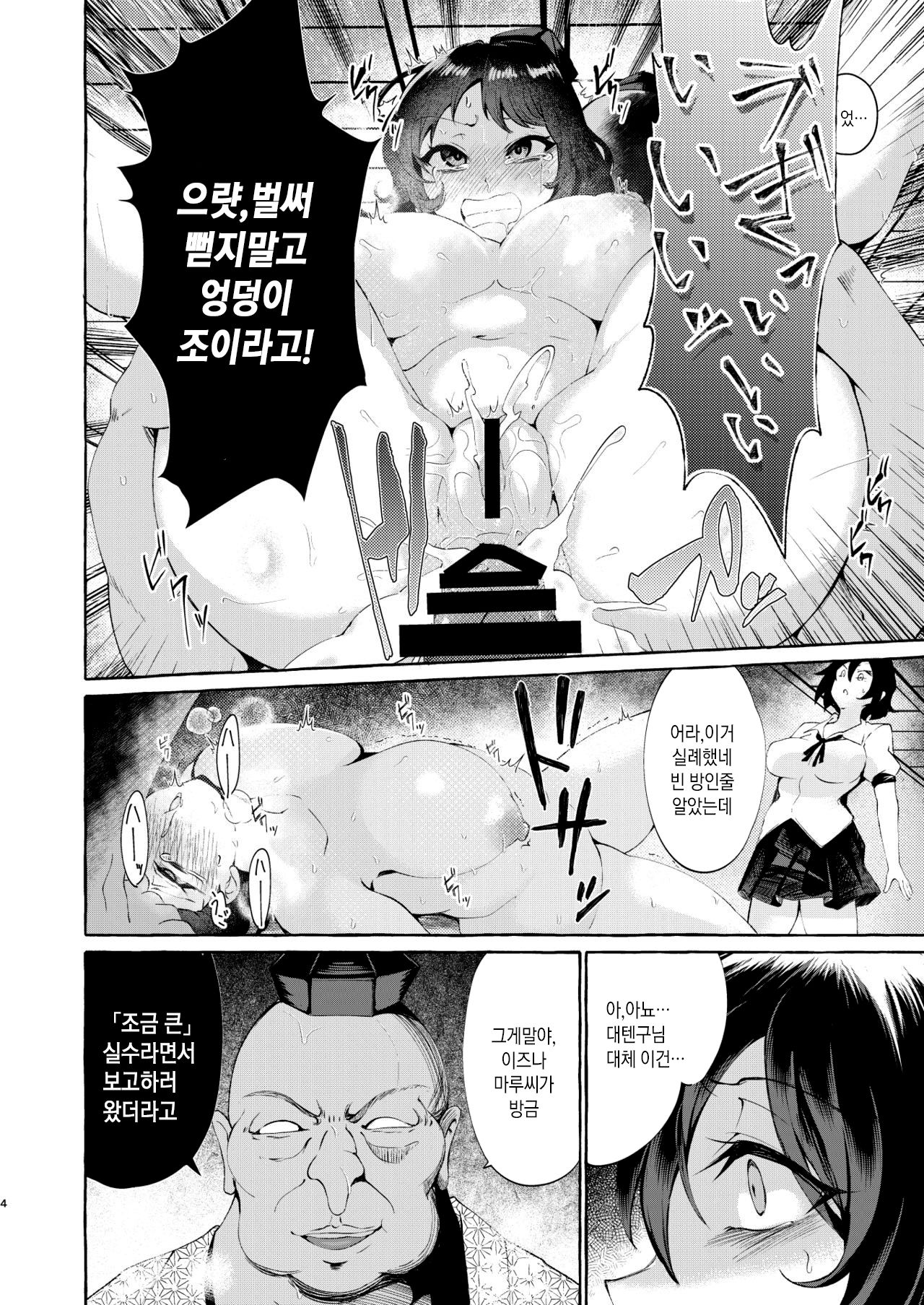 [Cross Country. (Kurokan)] Sekinin Tore yo Shameimaru | 책임지라고, 샤메이마루 (Touhou Project) [Korean] [시뮬라시옹] [Digital] 이미지 번호 3