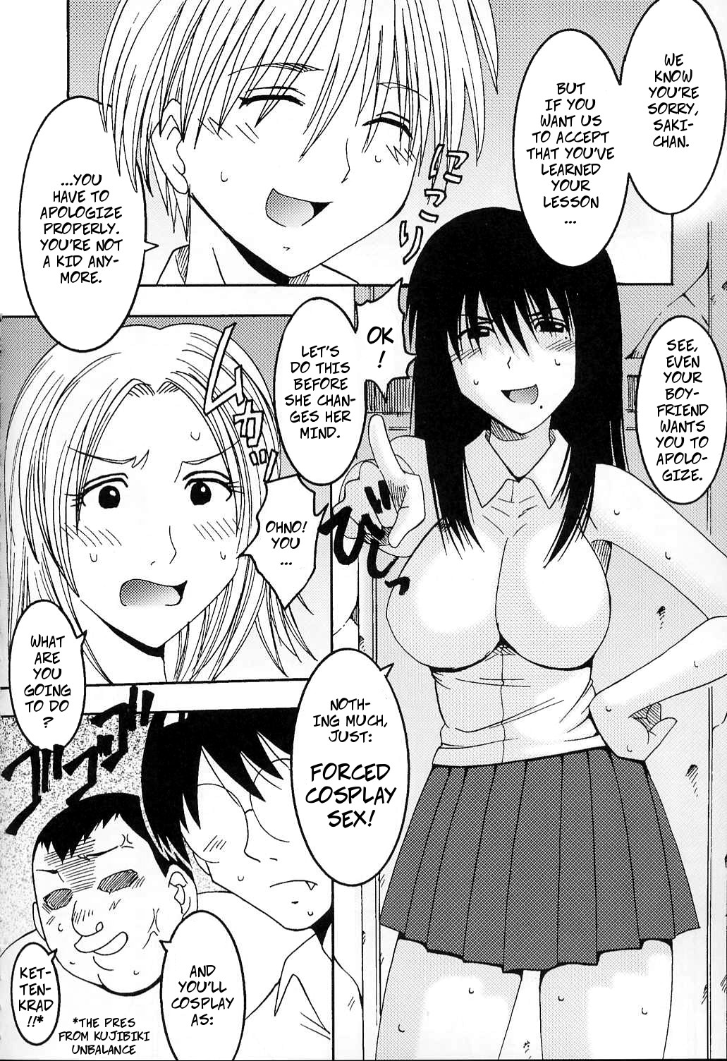 [Kitty] Cruel Cosplay Punishment (GenCKen 8) (Genshiken) [English] 图片编号 4