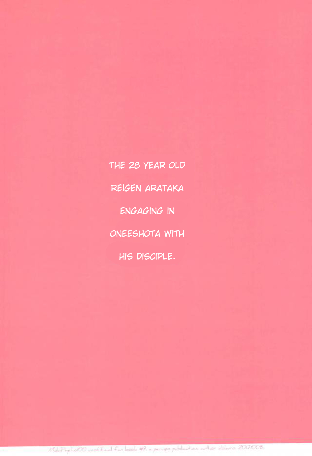[perinpo (Jyaryu Dokuro)] Reigen Arataka 28-sai, Deshi to OneShota Shichaimashite. (Mob Psycho 100) [English] numero di immagine  19