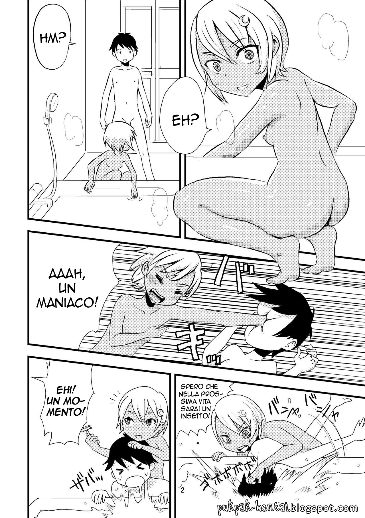 [Omochibako no Text Log (Omochibako, Borusen)] Tsuki o Hamu Suppon | Se Lui Fosse Al Suo Posto [Italian] [PukPak] [Decensored] [Digital] image number 4