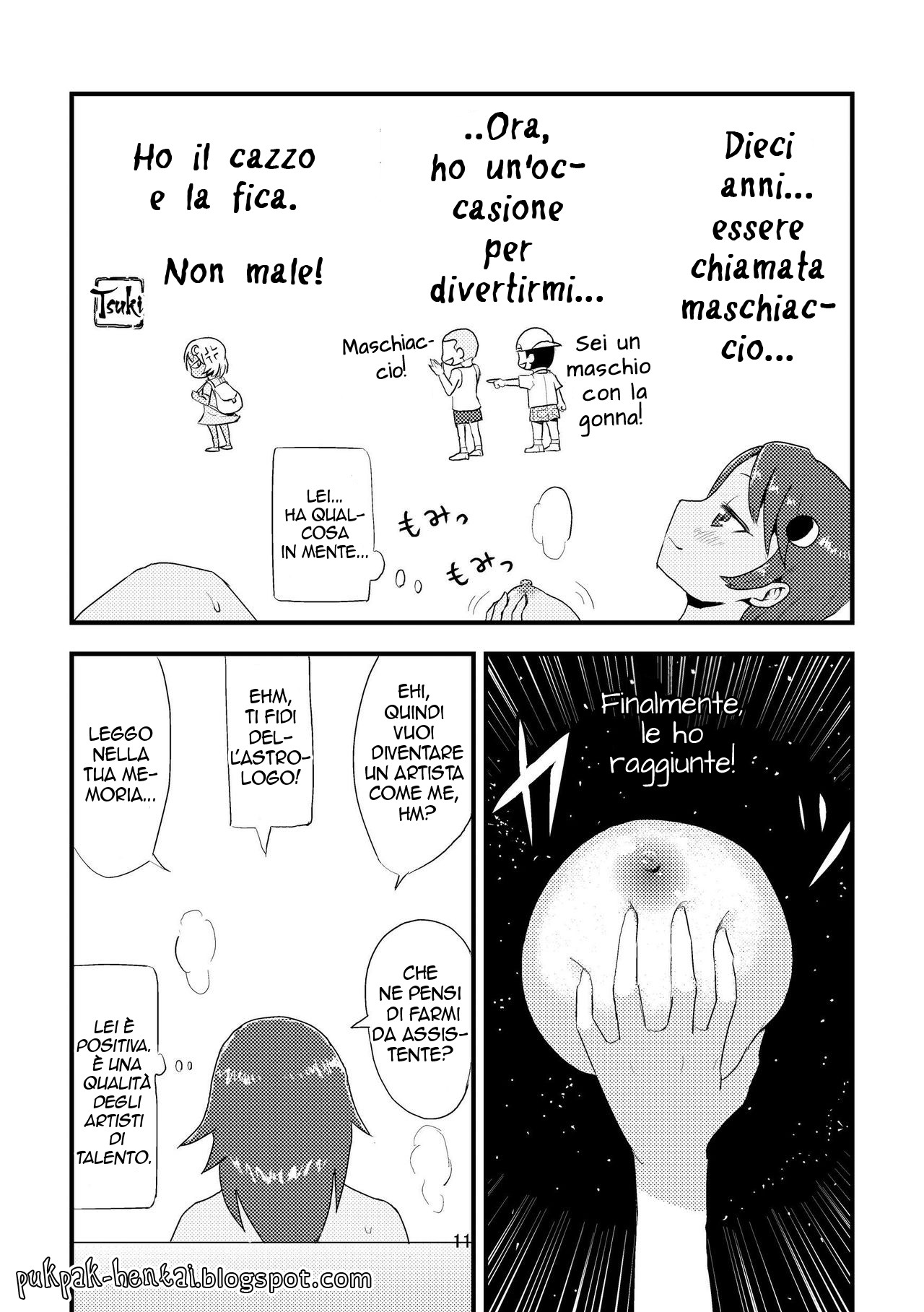 [Omochibako no Text Log (Omochibako, Borusen)] Tsuki o Hamu Suppon | Se Lui Fosse Al Suo Posto [Italian] [PukPak] [Decensored] [Digital] image number 13