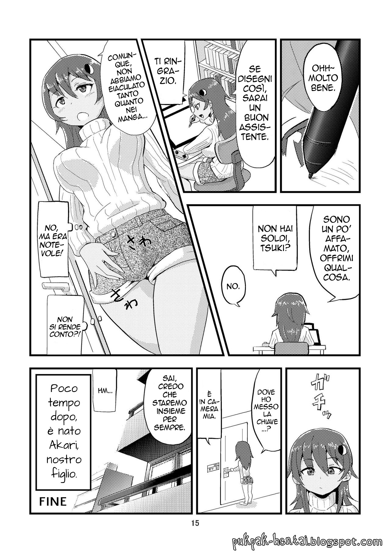 [Omochibako no Text Log (Omochibako, Borusen)] Tsuki o Hamu Suppon | Se Lui Fosse Al Suo Posto [Italian] [PukPak] [Decensored] [Digital] image number 17