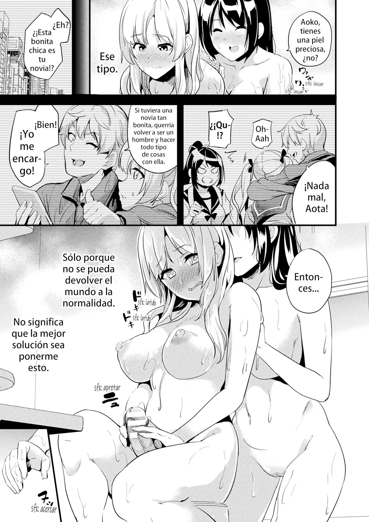 [DATE] Kaihen Taishou Dai 3-wa | Sujeto Modificado Capitulo Tres (COMIC Unreal 2021-06 Vol. 91) [Spanish] [Hentai TSF] [Digital] 图片编号 3