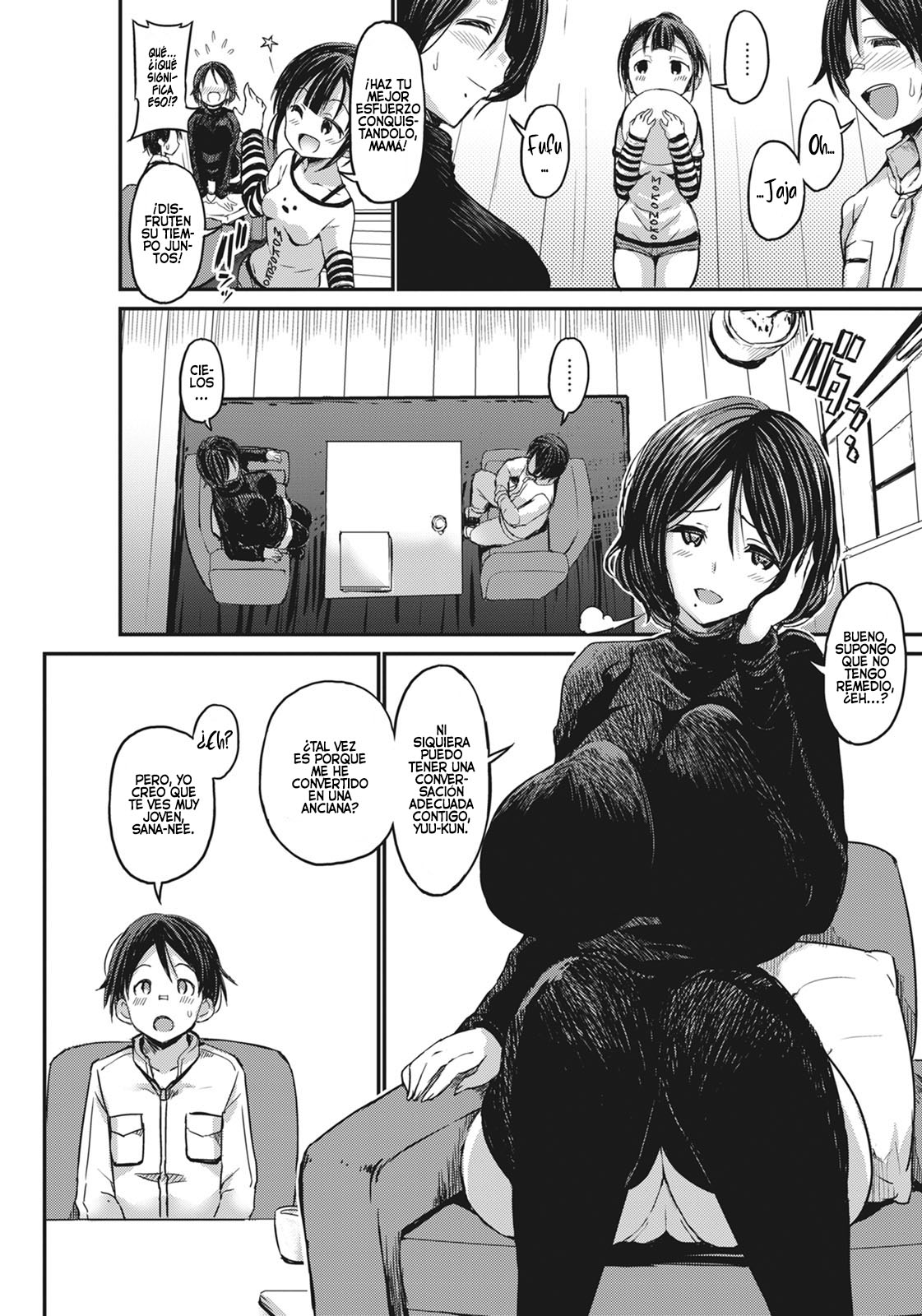 [Bu-chan] Ani no Osananajimi Kuro Gyaru Mama to Ototou no Boku 〜Kouhen〜 | La Amiga de la Infancia de Mi Hermano Mayor, Quien es Una Mamá Gyaru de Piel Morena, y Yo 〜Parte 3〜 (ANGEL Club 2020-11) [Spanish] [Hellsin] [Digital] image number 2