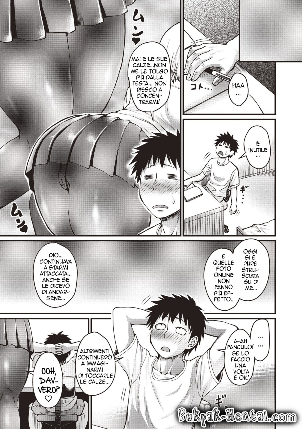 [Jirou] Sore wa Kurokute Suketeita | Strette e Nere...Puoi Vederle Tutto...! (Nikkanteki Kuro Stocking Seikatsu) [Italian] [Pukpak] [Digital] image number 6