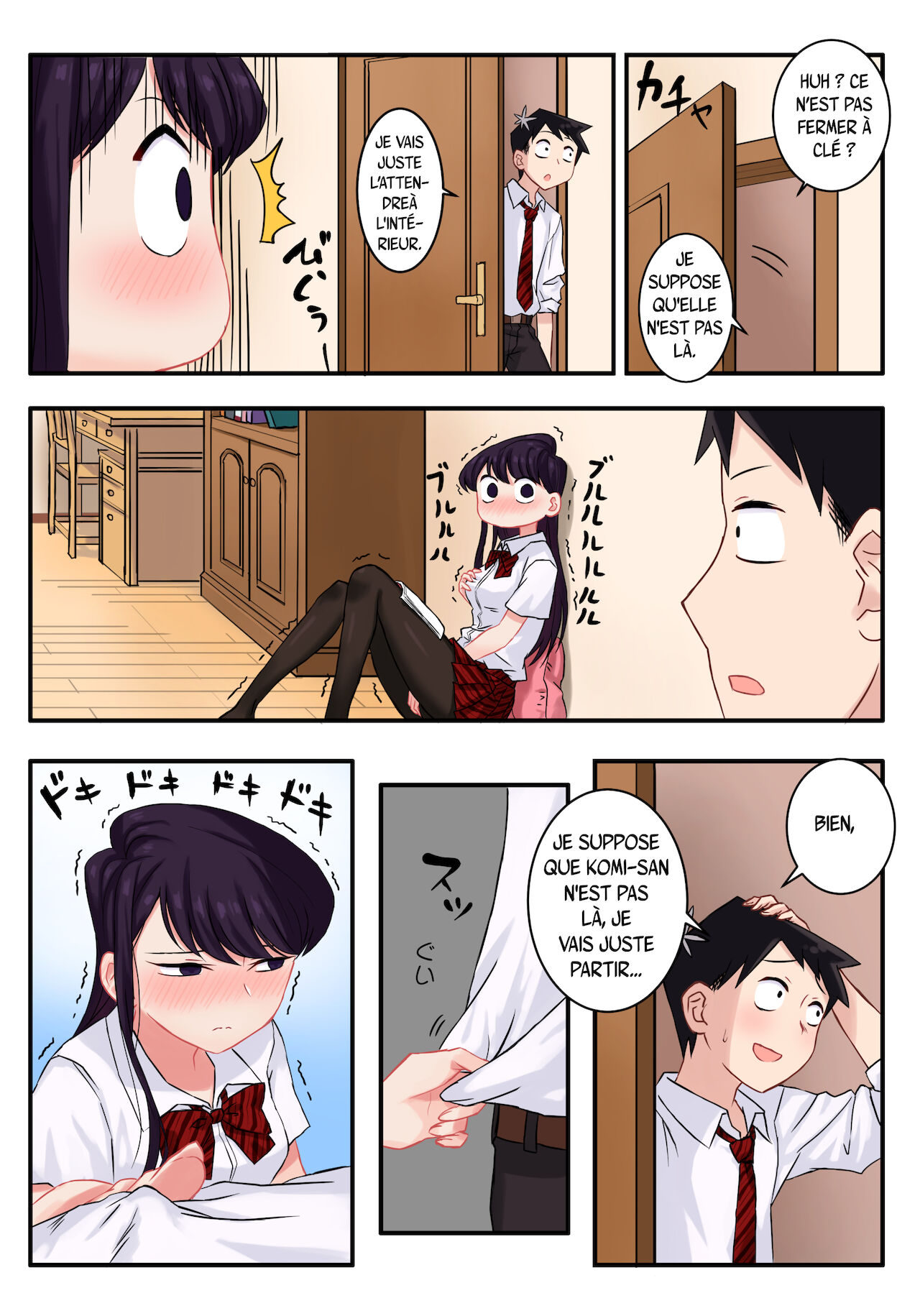 [Tsukikaze Machi (Wox Yang)] Komi-san wa, H Mousoushou desu. | Komi-san a des idées étranges sur le sexe. (Komi-san wa, Komyushou desu.) [French] [Digital] image number 5