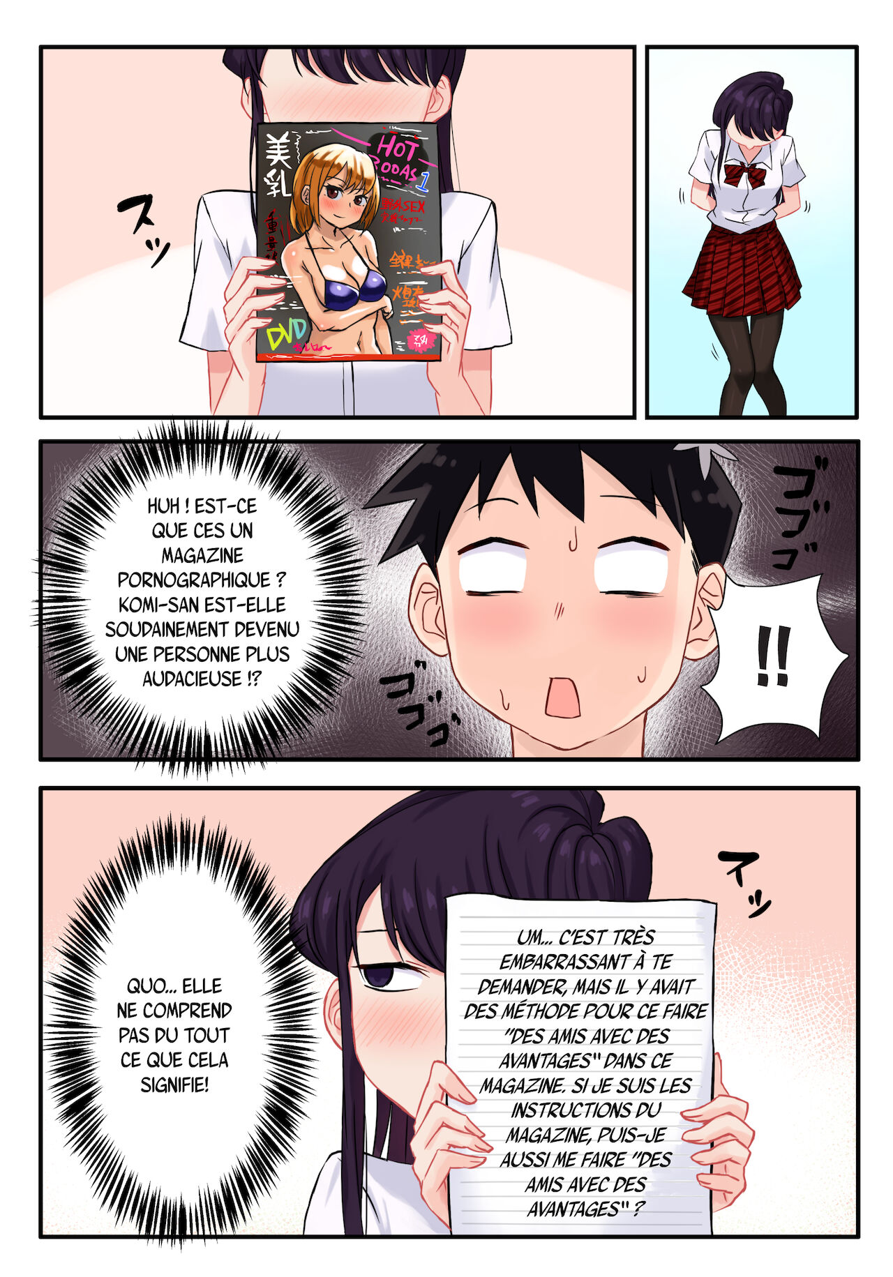 [Tsukikaze Machi (Wox Yang)] Komi-san wa, H Mousoushou desu. | Komi-san a des idées étranges sur le sexe. (Komi-san wa, Komyushou desu.) [French] [Digital] image number 6