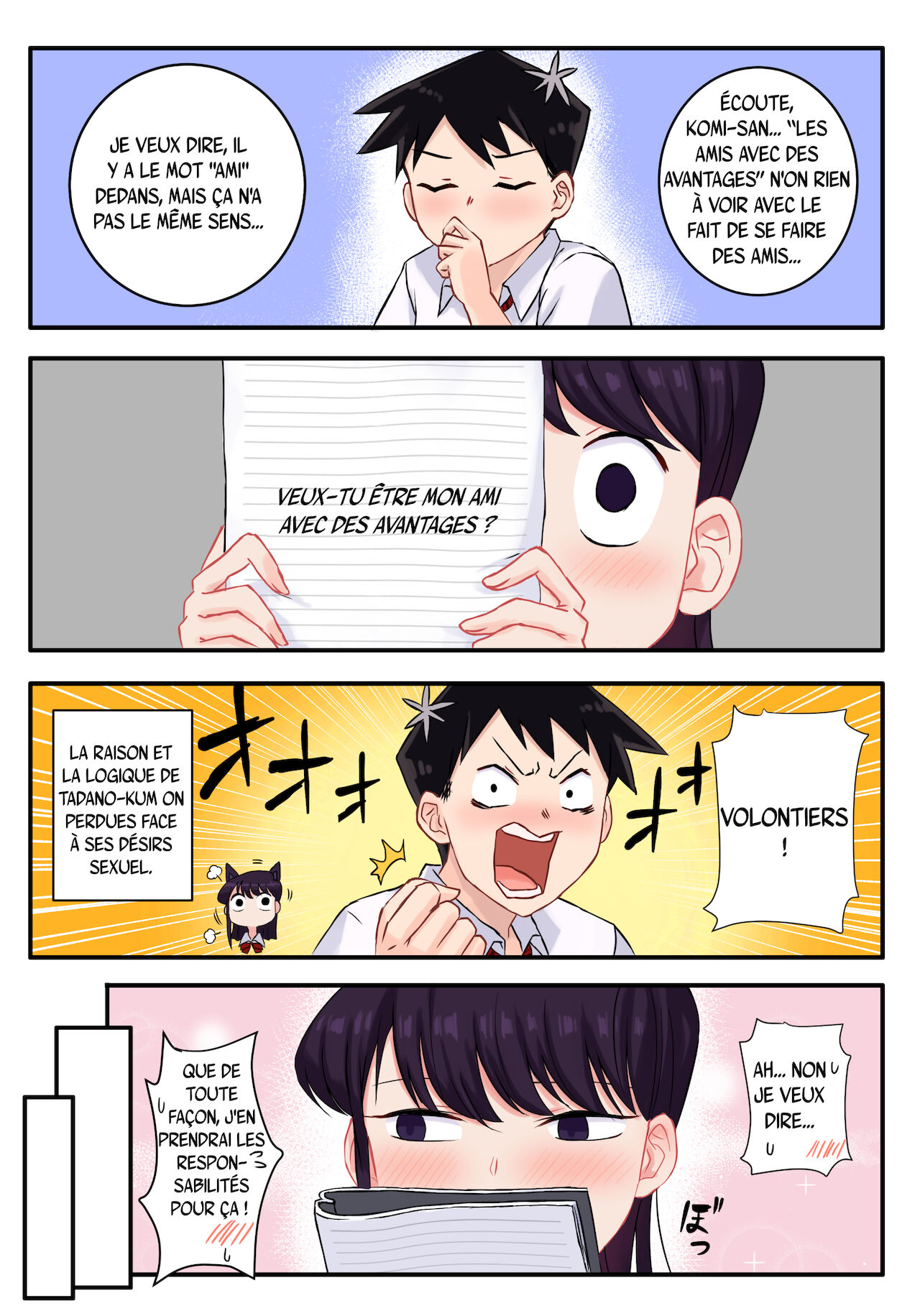 [Tsukikaze Machi (Wox Yang)] Komi-san wa, H Mousoushou desu. | Komi-san a des idées étranges sur le sexe. (Komi-san wa, Komyushou desu.) [French] [Digital] image number 7