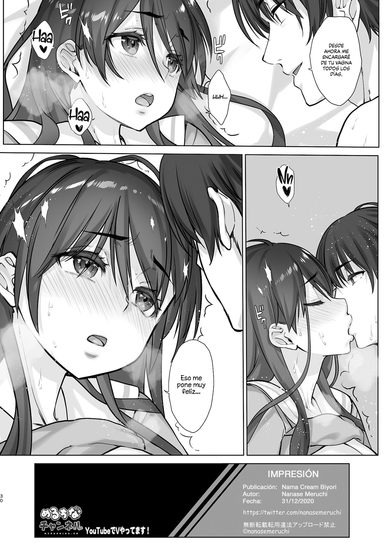 [Nama Cream Biyori (Nanase Meruchi)] Teihanpatsu JK Onee-chan Manami wa S na Otouto ni Sakaraenai | La Colegiala Onee-san de Baja Resistencia, Manami, No Puede Oponerse a su Hermano Menor S [Spanish] [HentaIsLife Scans] [Digital] image number 30