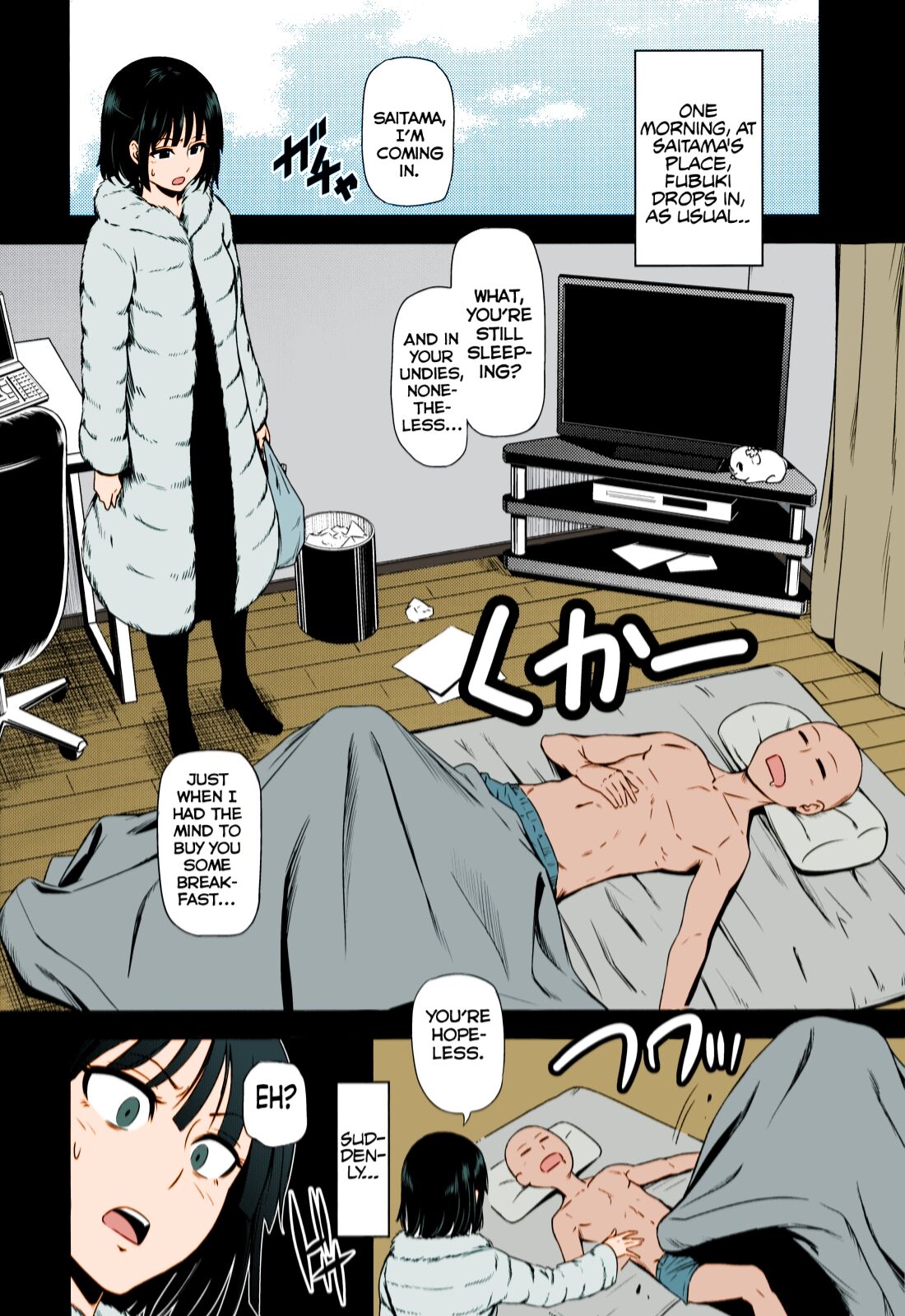 (C86) [Kiyosumi Hurricane (Kiyosumi Hurricane)] ONE-HURRICANE (One Punch Man) [English] [wehasband] [Colorized] numero di immagine  3