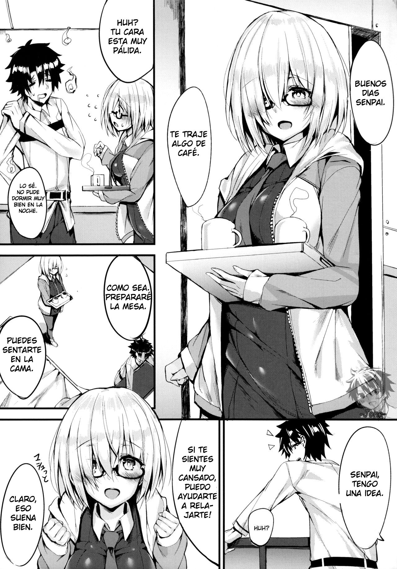 (C92) [Flock Blue (Blue_Gk)] Senpai ni Daisuki datte Tsutaetai (Fate/Grand Order) [Spanish] 图片编号 3