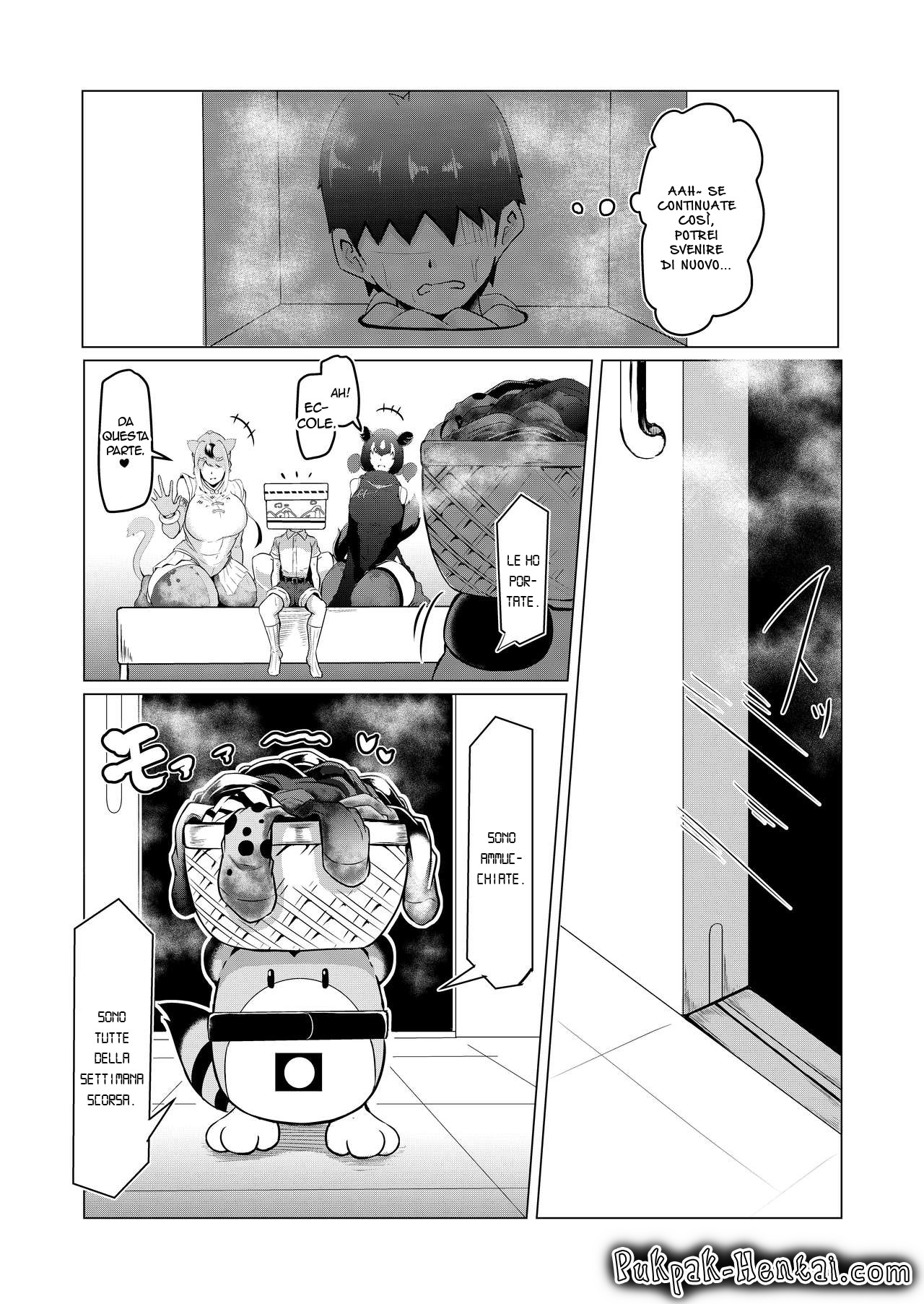 [Kaoritatsu Chaya (Ocha no Degarashi)] Hogushi-ya Kemono [Ashishuu Hen] | Massaggi Bestiali [Aroma Di Piedi Edition] (Kemono Friends) [Italian] [Pukpak] 이미지 번호 26