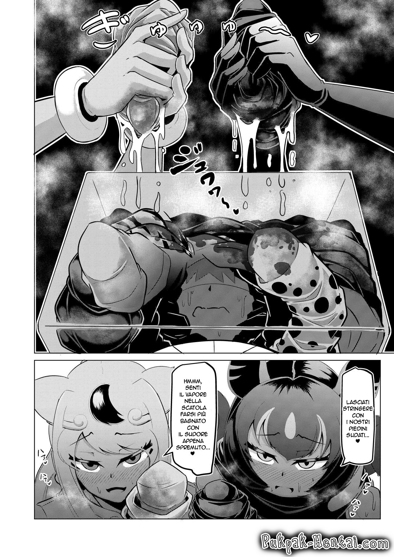 [Kaoritatsu Chaya (Ocha no Degarashi)] Hogushi-ya Kemono [Ashishuu Hen] | Massaggi Bestiali [Aroma Di Piedi Edition] (Kemono Friends) [Italian] [Pukpak] 이미지 번호 30