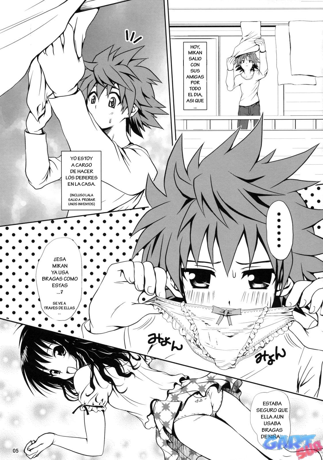 (SC39) [Shiawase Kanmiryou (Yuki Tomoshi)] R Mikan (To LOVE-Ru) [Spanish] [Gart Sub] numero di immagine  4