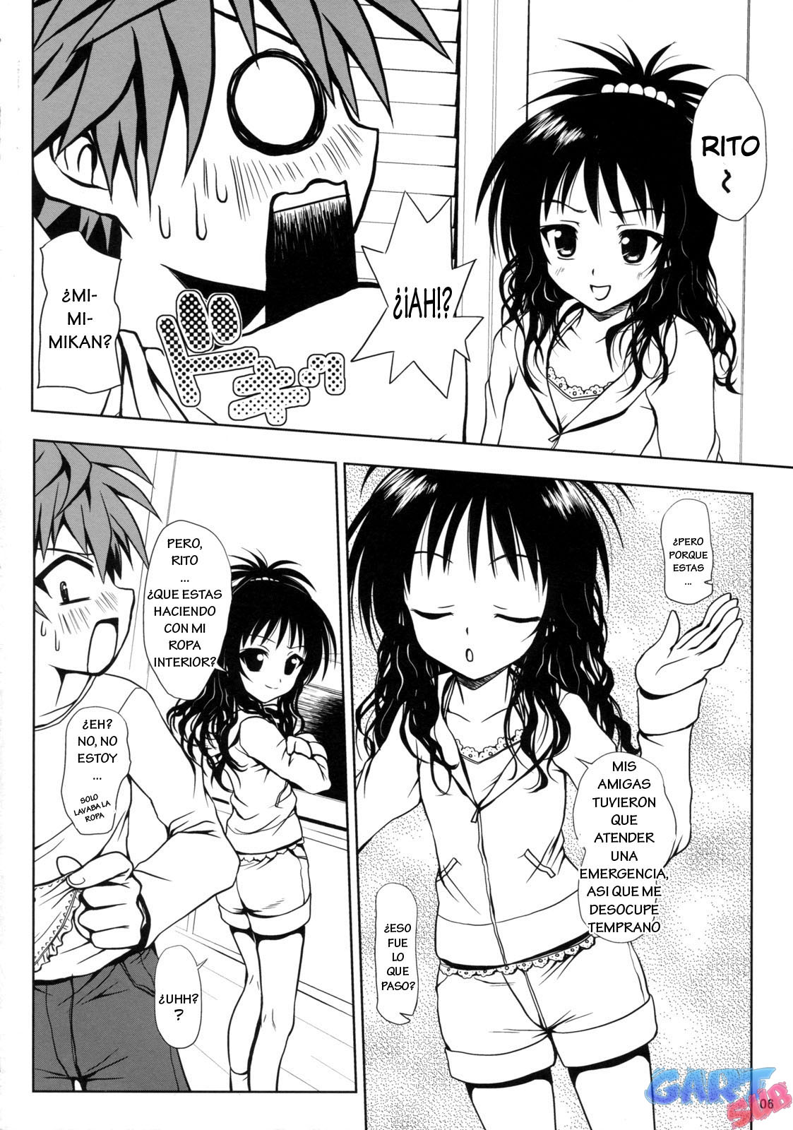 (SC39) [Shiawase Kanmiryou (Yuki Tomoshi)] R Mikan (To LOVE-Ru) [Spanish] [Gart Sub] numero di immagine  5