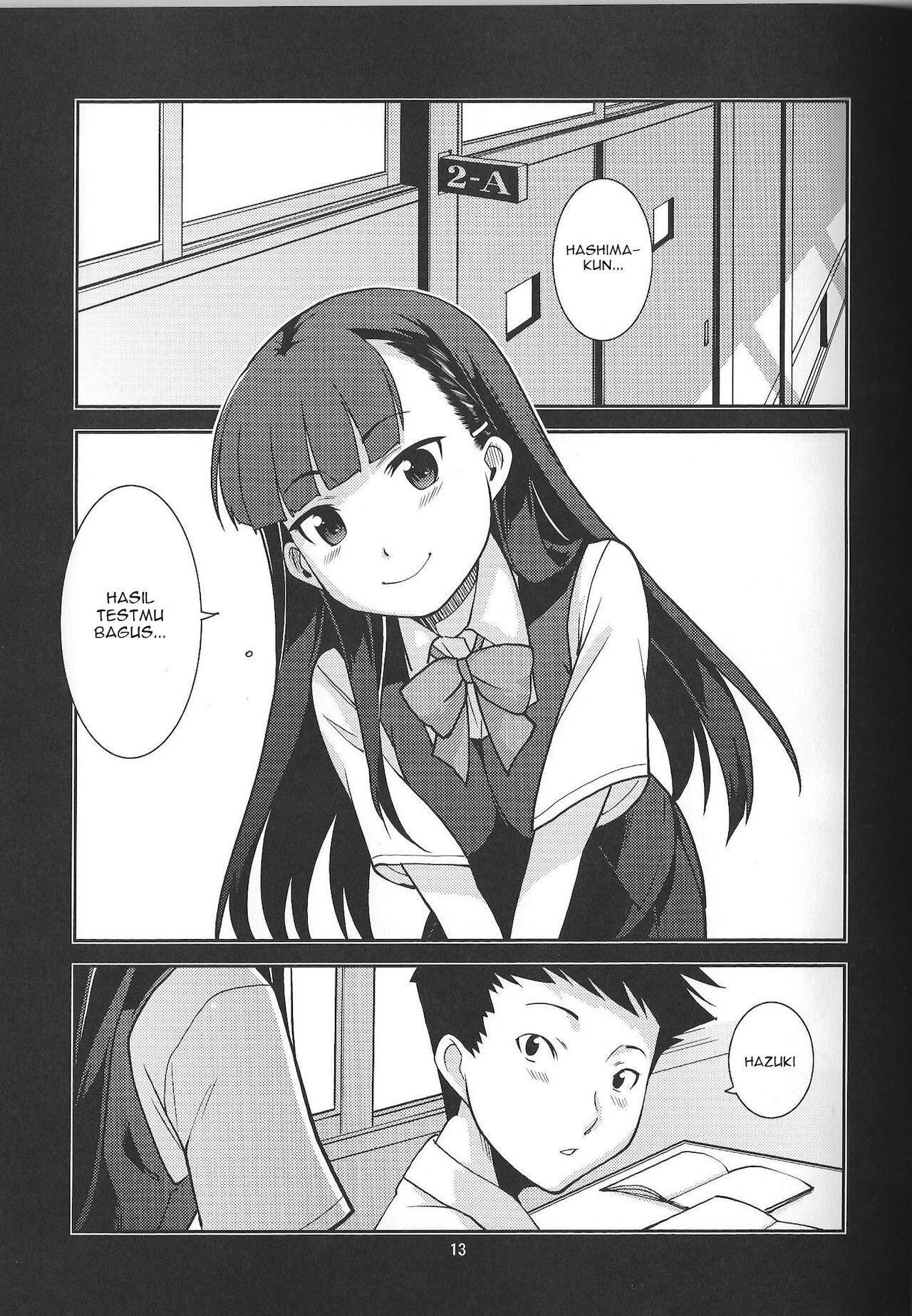 (C89) [MINAMOON (Minazuki Futago)] Gakkyuu Iinchou Hazuki no Baai [Indonesian] [Gagak_Ireng] 13eme image