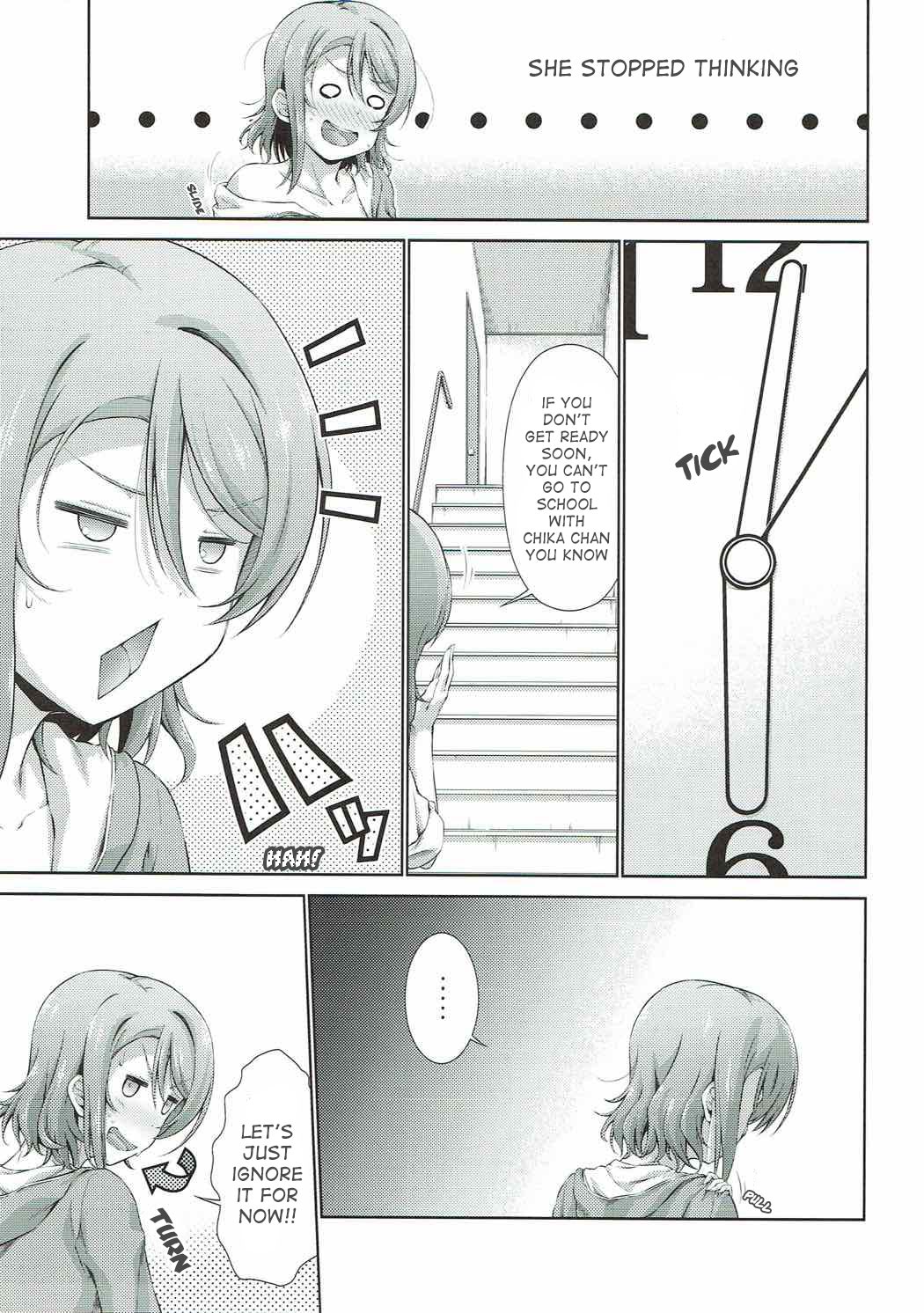 (Bokura no Love Live! 17) [Doku Tonkotsu Niku Dorei (Tanohito)] Chika-chan ni mo Naisho no Himitsu (Love Live! Sunshine!!) [English] image number 4