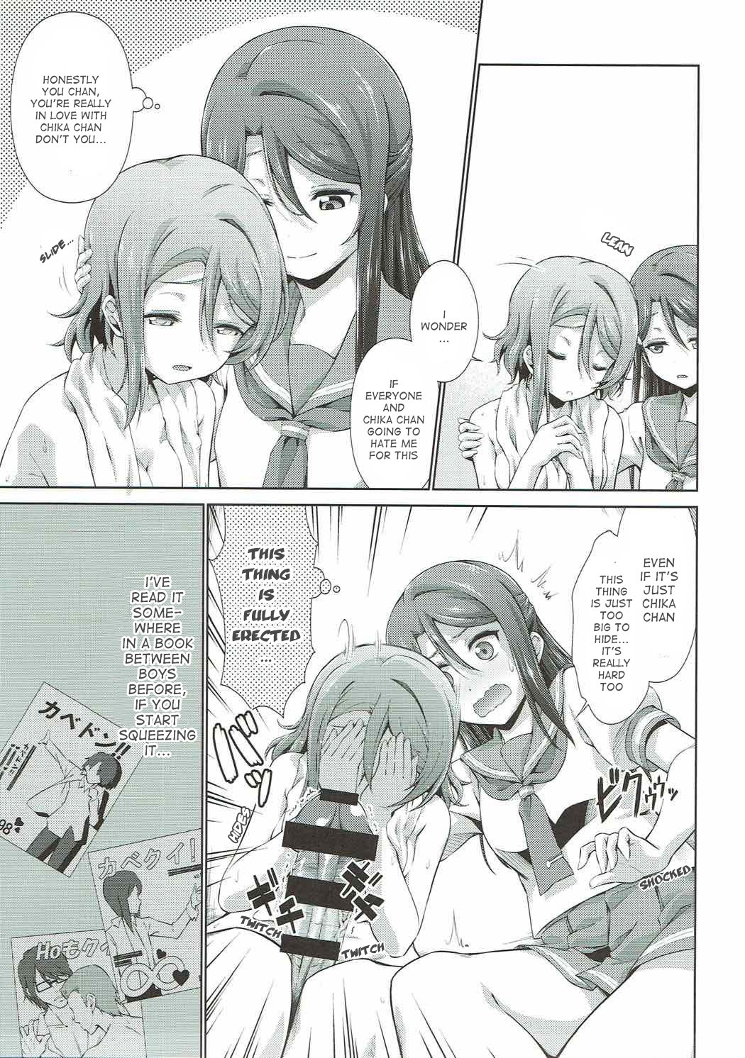 (Bokura no Love Live! 17) [Doku Tonkotsu Niku Dorei (Tanohito)] Chika-chan ni mo Naisho no Himitsu (Love Live! Sunshine!!) [English] image number 22