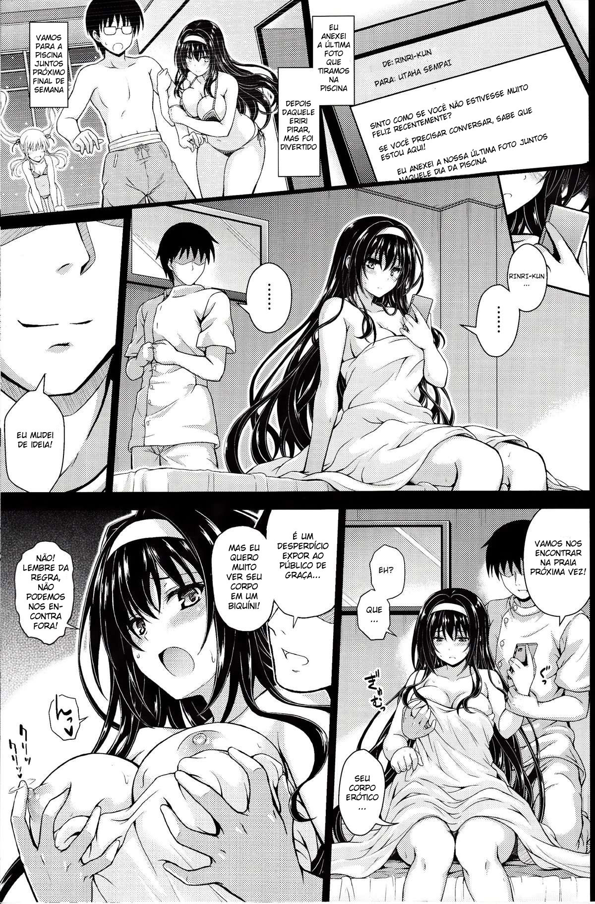 (COMIC1☆13) [Yumeya Honpo (Mukeikaku)] Yakusoku no Yukue (Saenai Heroine no Sodatekata) [Portuguese-BR] [DiegoVPR] 图片编号 4