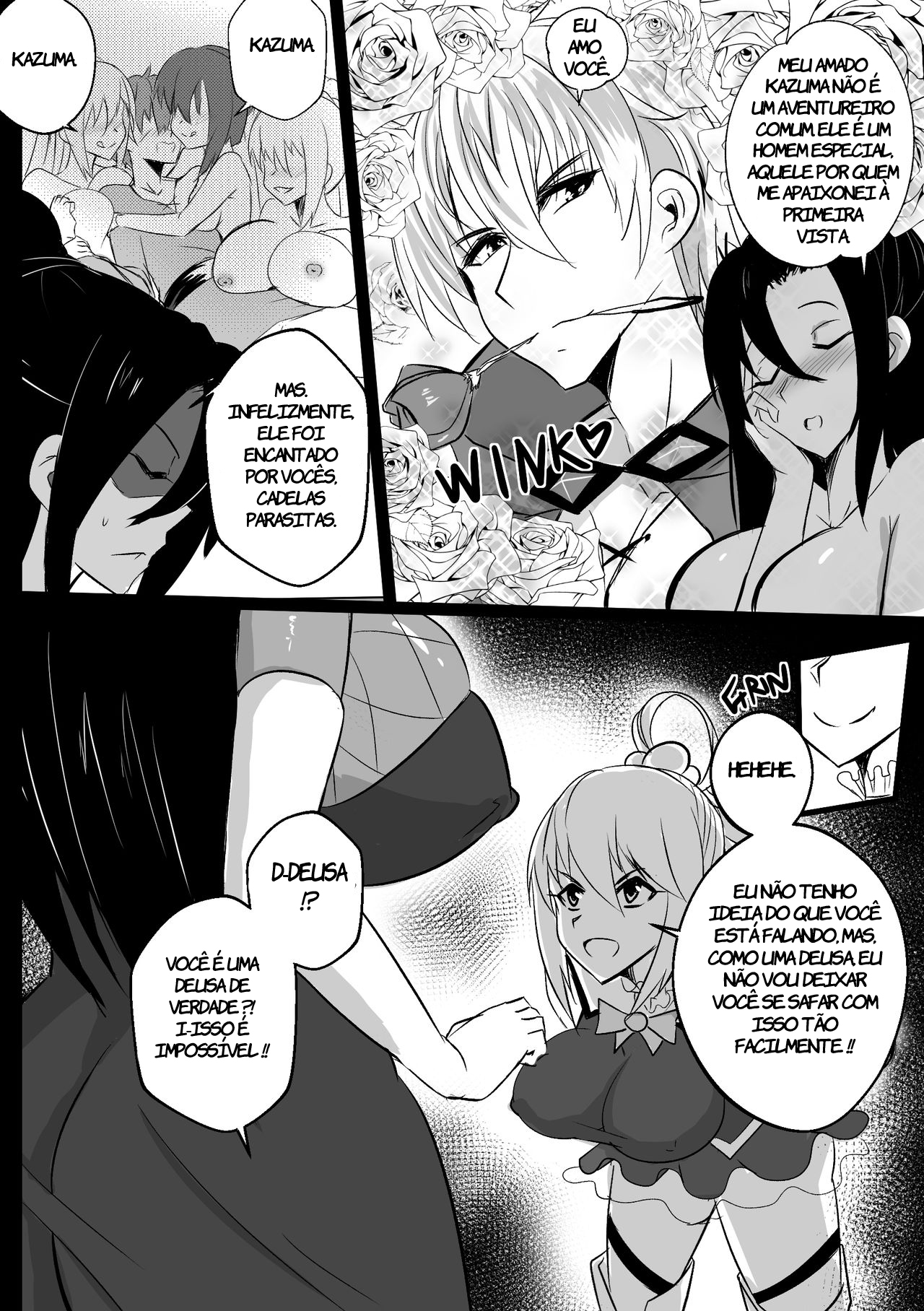 [Merkonig] B-Trayal 29 (Kono Subarashii Sekai ni Syukufuko o!)[Portuguese-BR] 画像番号 3