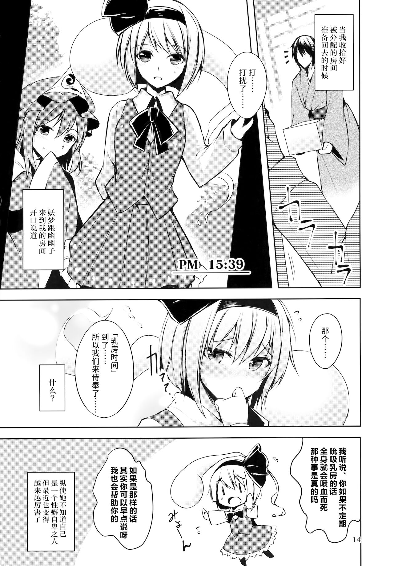 (C95) [Midorineko (Midori)] Hakumayo Schedule PM (Touhou Project) [Chinese] image number 15