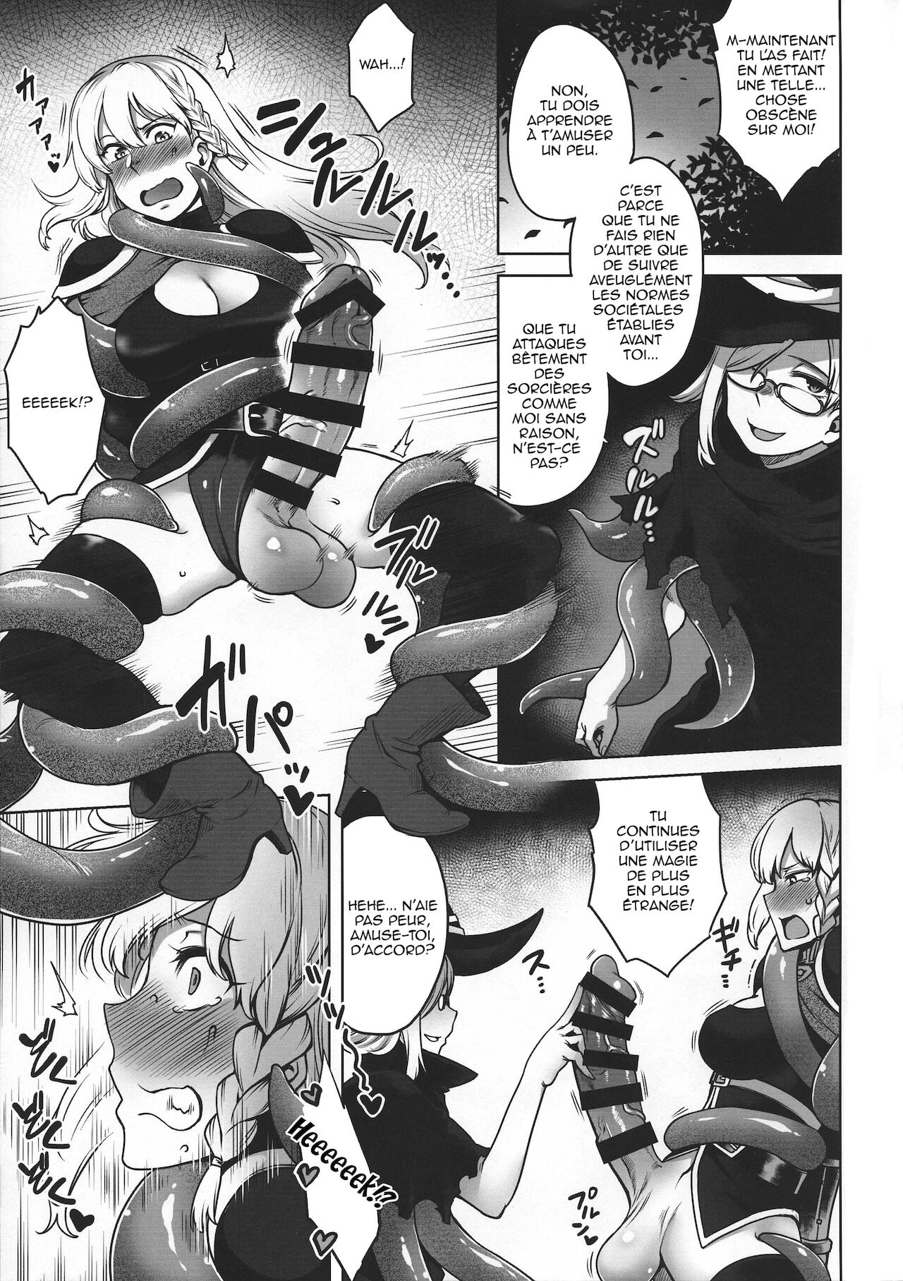 (Futaket 15.5) [Torano Ori (Toritora)] Onna Kishi to Futanari no Noroi [French] numero di immagine  5