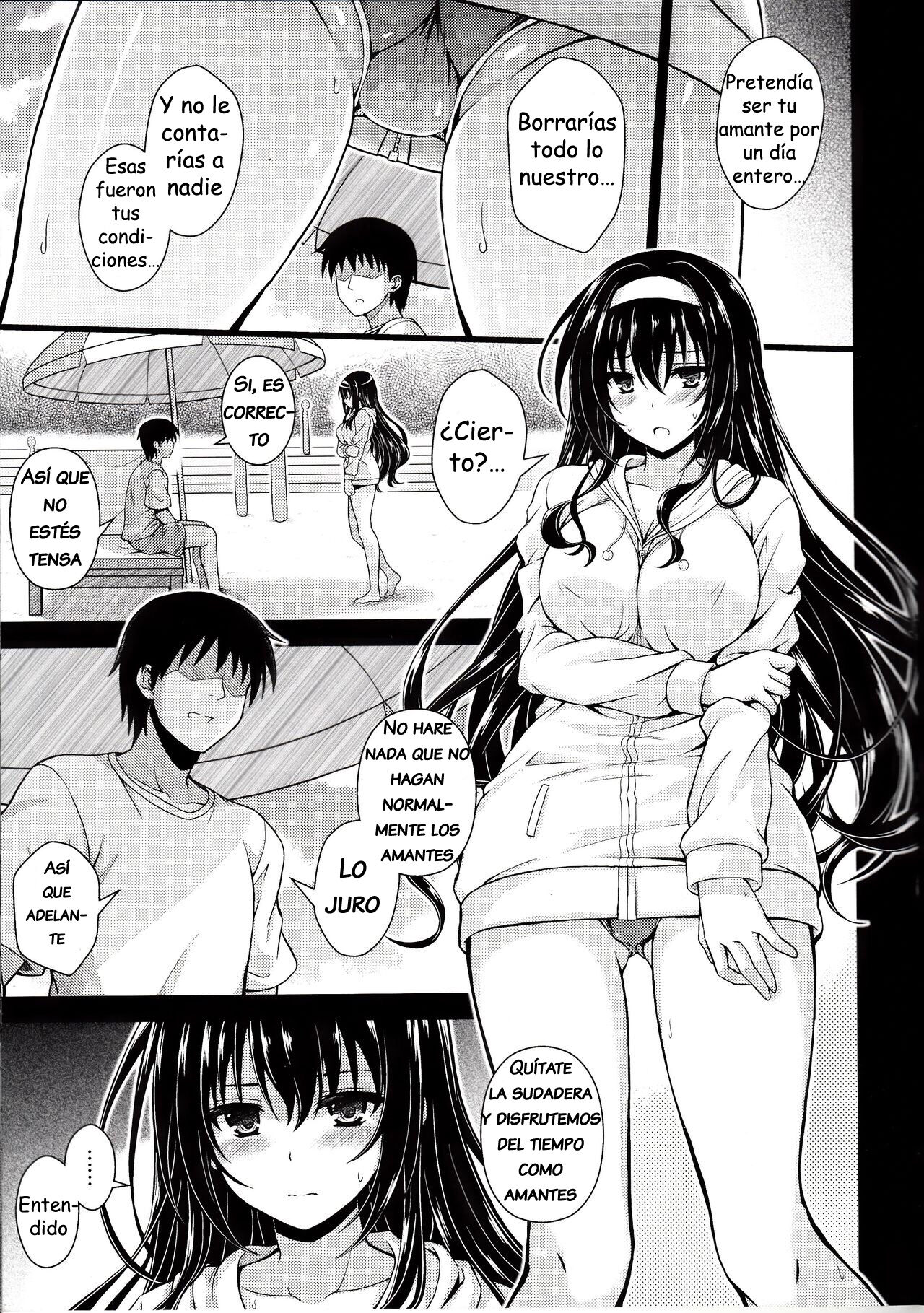 (COMIC1☆13) [Yumeya Honpo (Mukeikaku)] Yakusoku no Yukue | El Resultado Prometido (Saenai Heroine no Sodatekata) [Spanish] numero di immagine  6