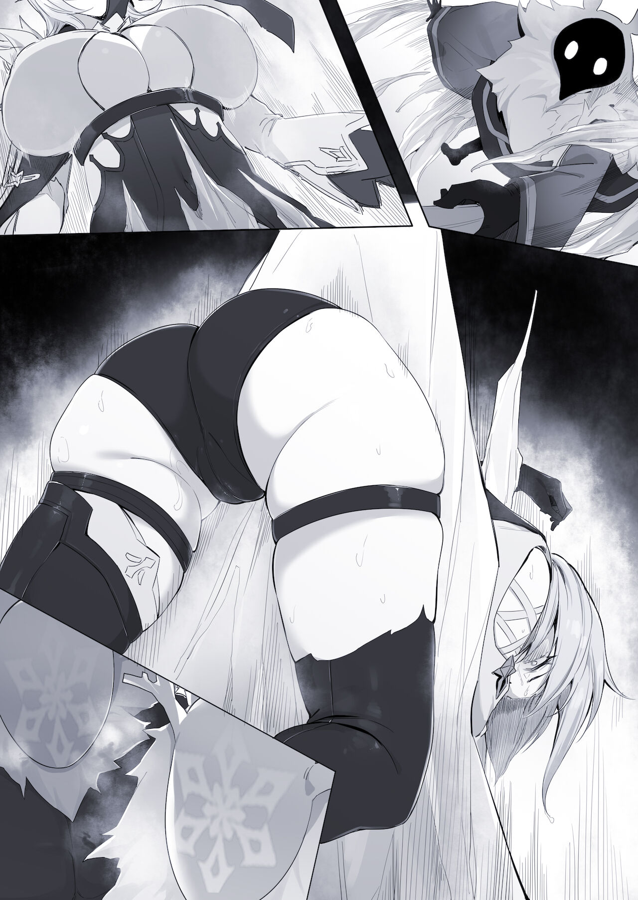 [Maskwolf] 丘丘霜铠王X优菈 (Chinese + Speechles) numero di immagine  9