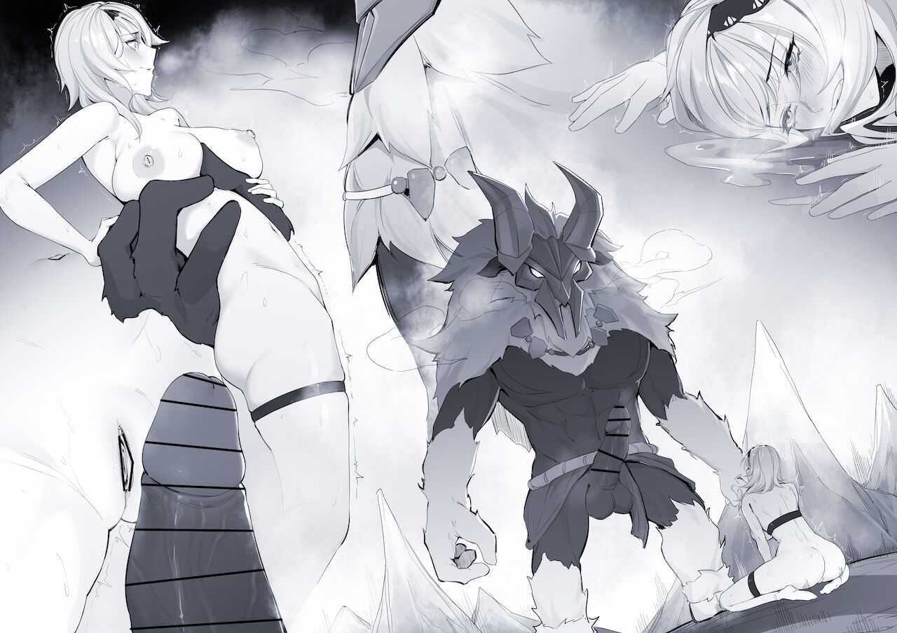 [Maskwolf] 丘丘霜铠王X优菈 (Chinese + Speechles) numero di immagine  12