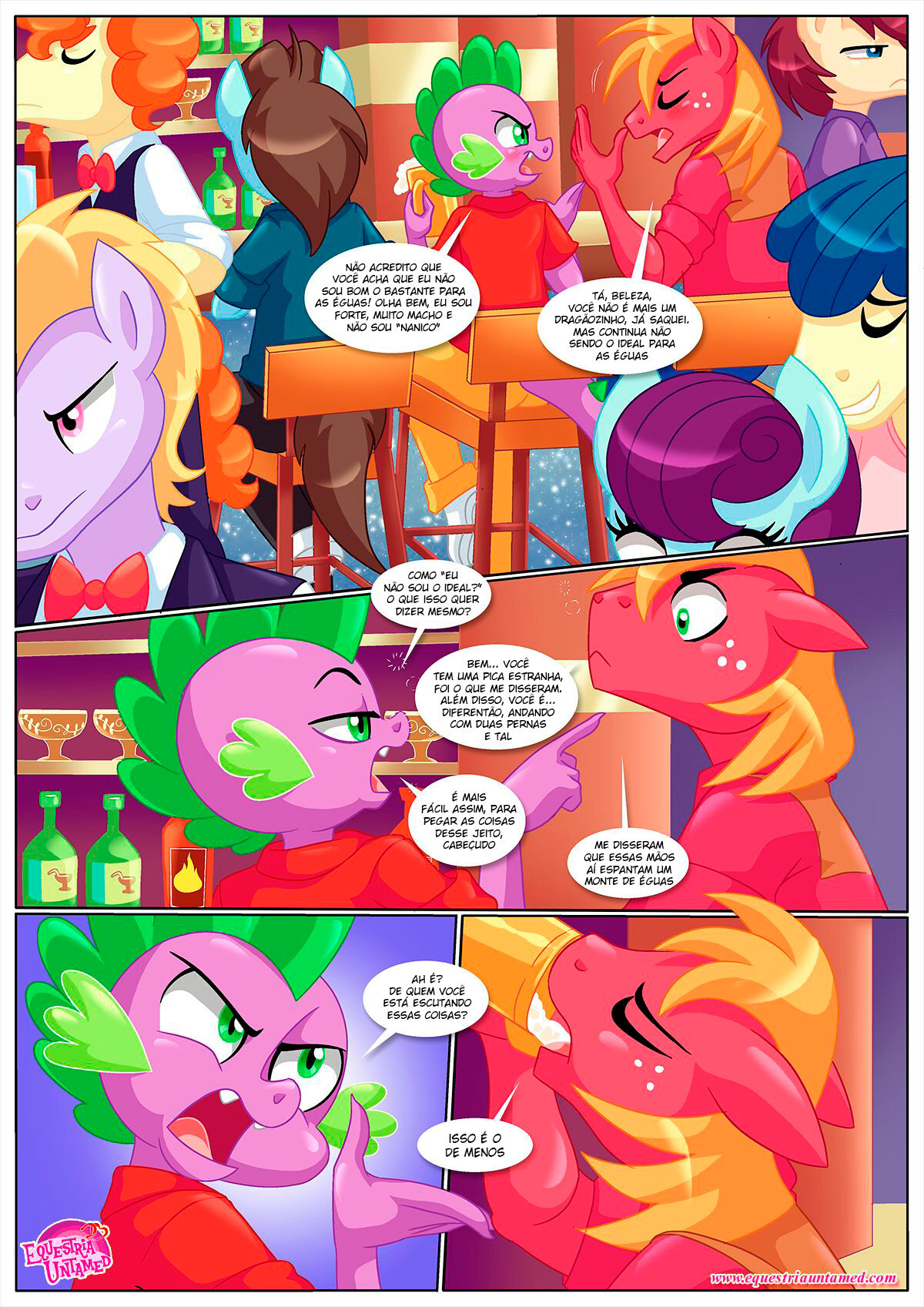 Palcomix] How Equestria Settles Disputes(Portuguese)ptbr numero di immagine  2