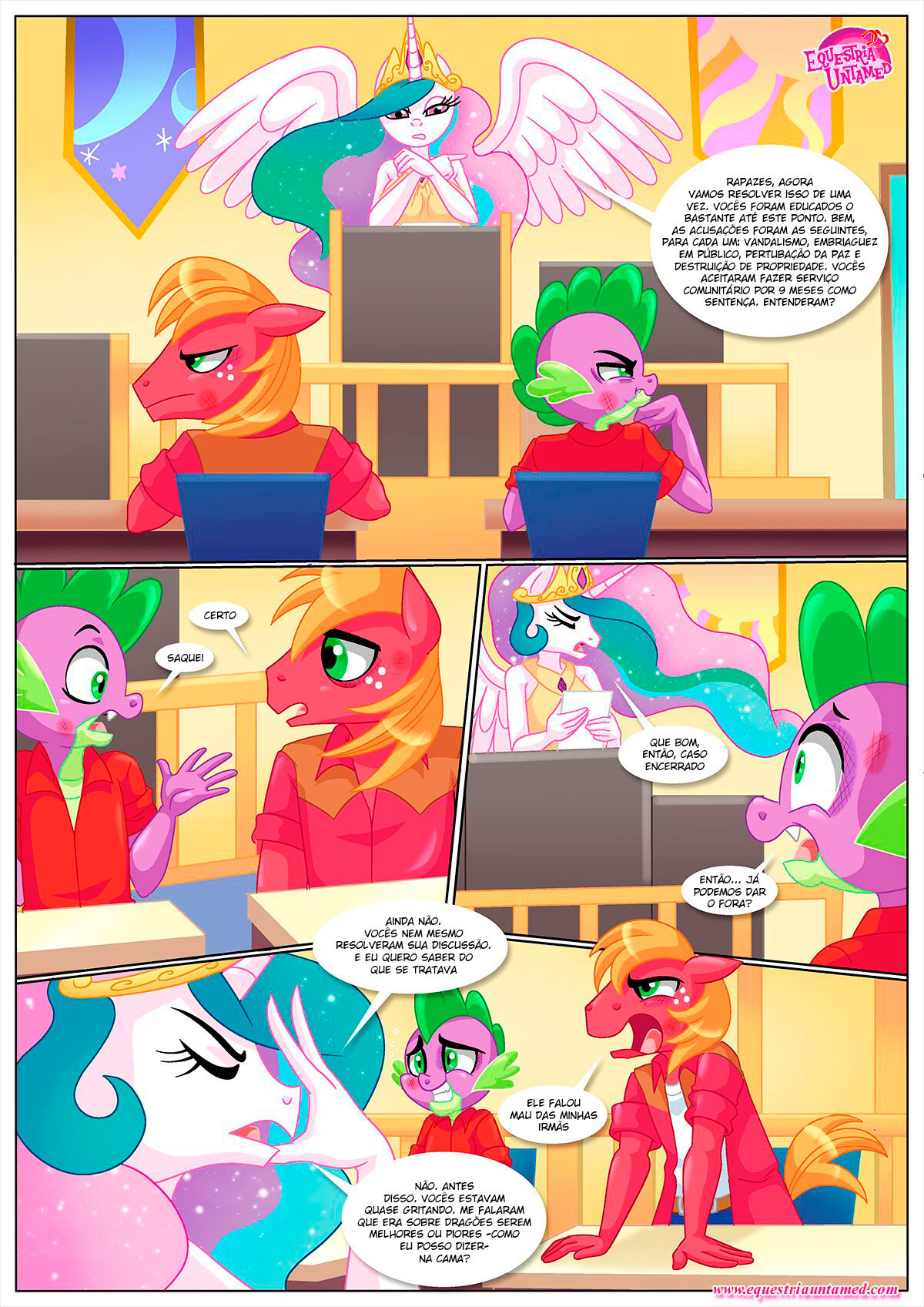 Palcomix] How Equestria Settles Disputes(Portuguese)ptbr numero di immagine  5