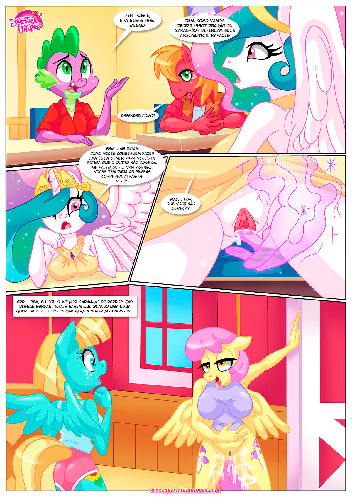 Palcomix] How Equestria Settles Disputes(Portuguese)ptbr numero di immagine  6