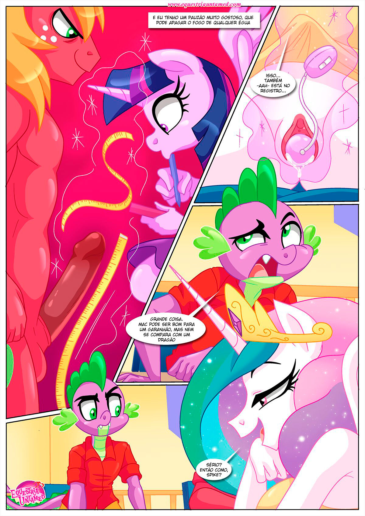 Palcomix] How Equestria Settles Disputes(Portuguese)ptbr numero di immagine  8