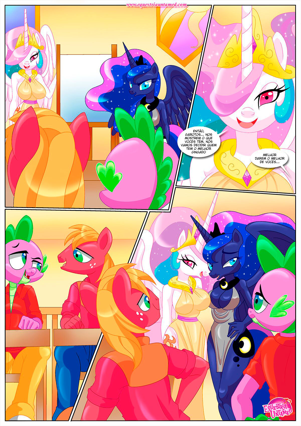Palcomix] How Equestria Settles Disputes(Portuguese)ptbr numero di immagine  11