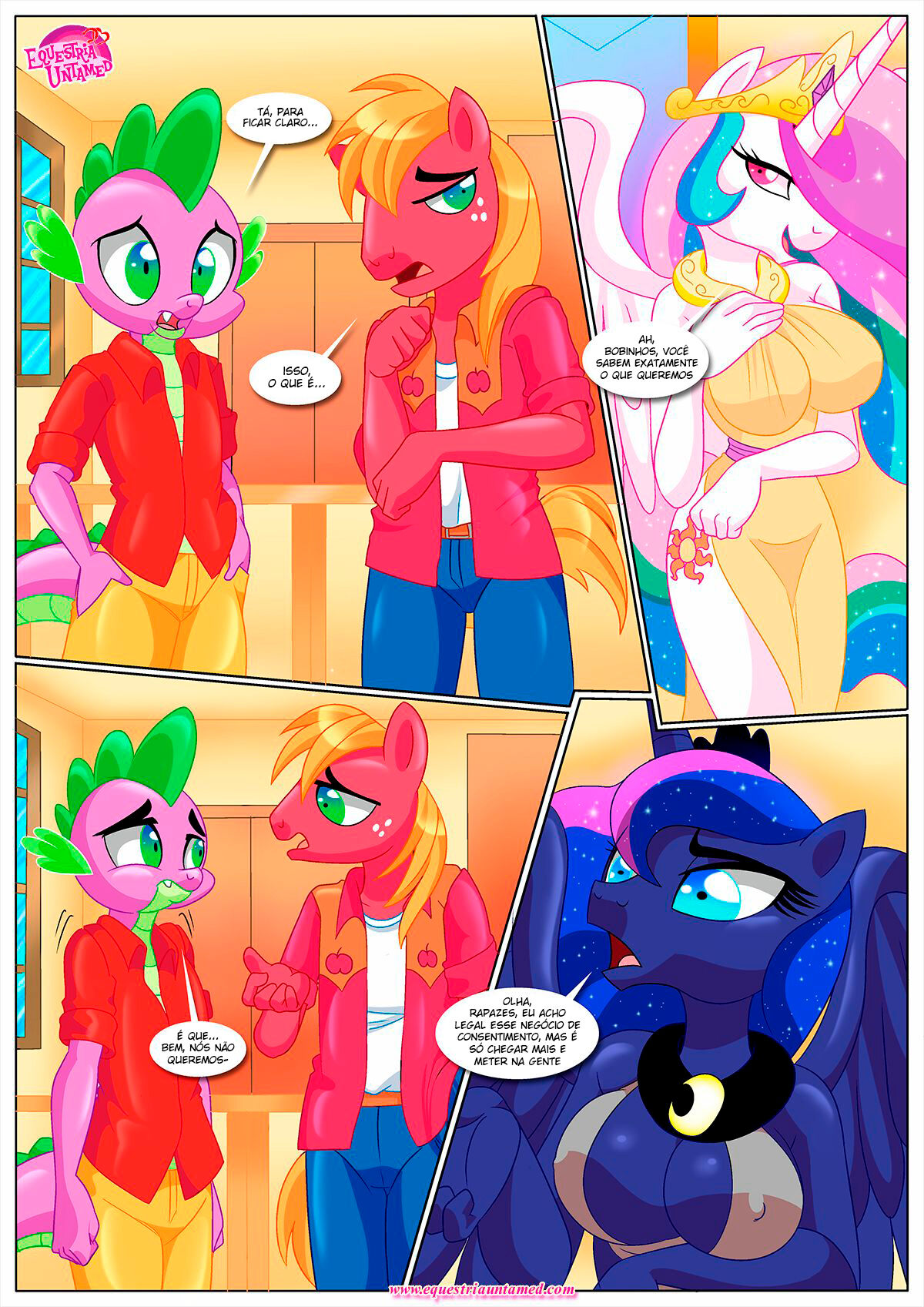 Palcomix] How Equestria Settles Disputes(Portuguese)ptbr numero di immagine  12