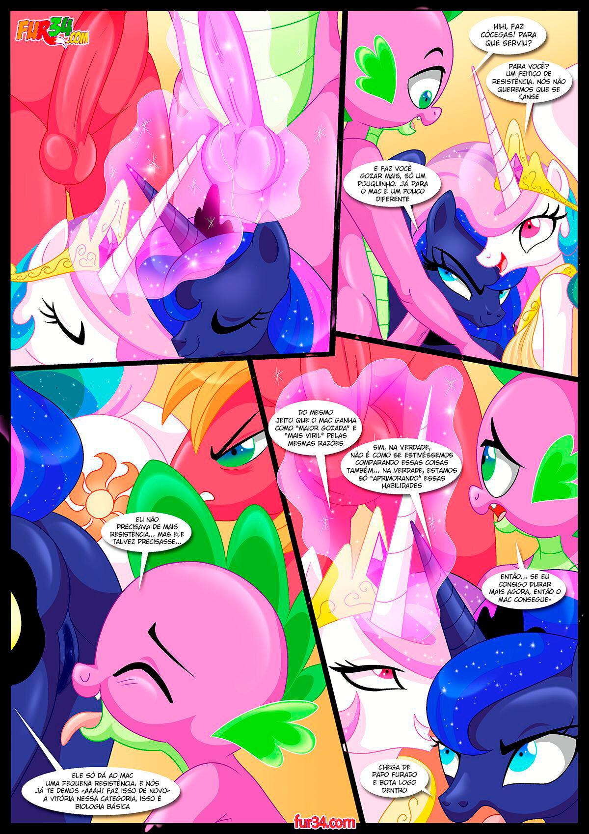 Palcomix] How Equestria Settles Disputes(Portuguese)ptbr numero di immagine  14