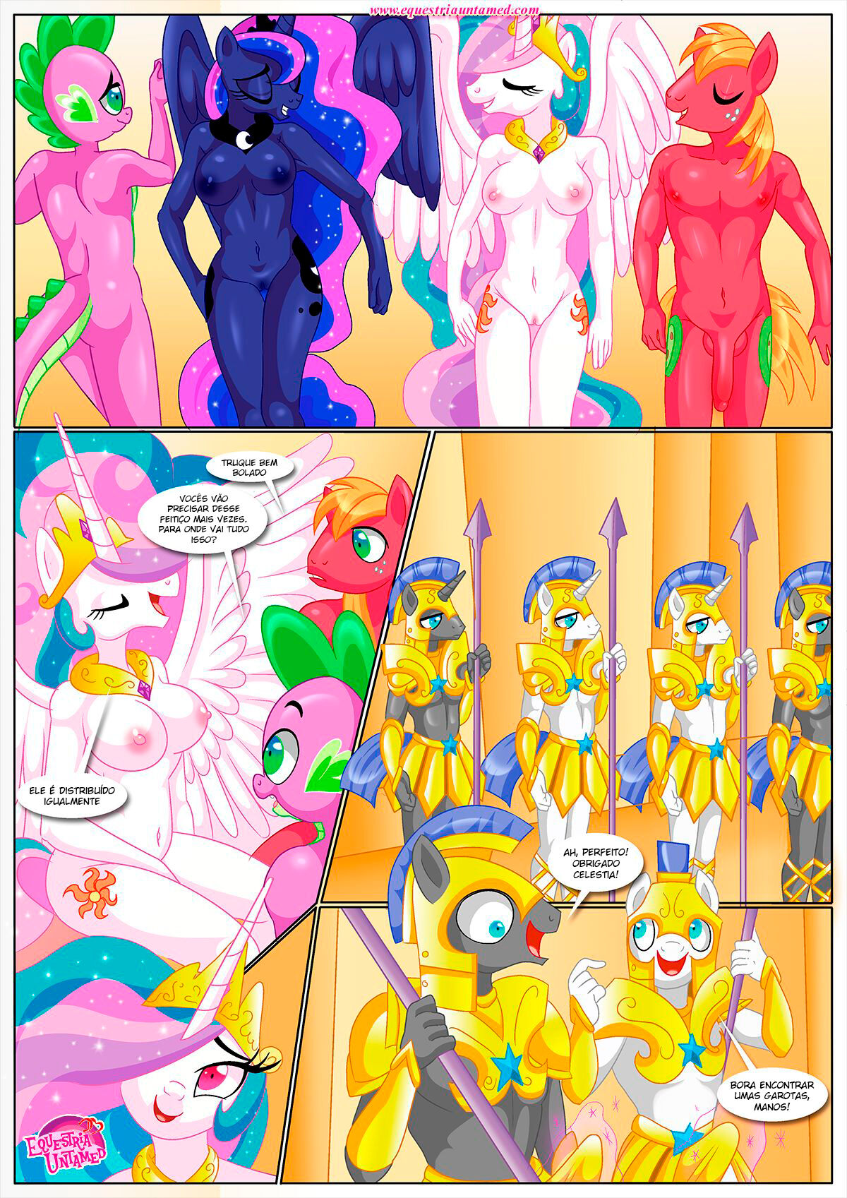 Palcomix] How Equestria Settles Disputes(Portuguese)ptbr numero di immagine  19