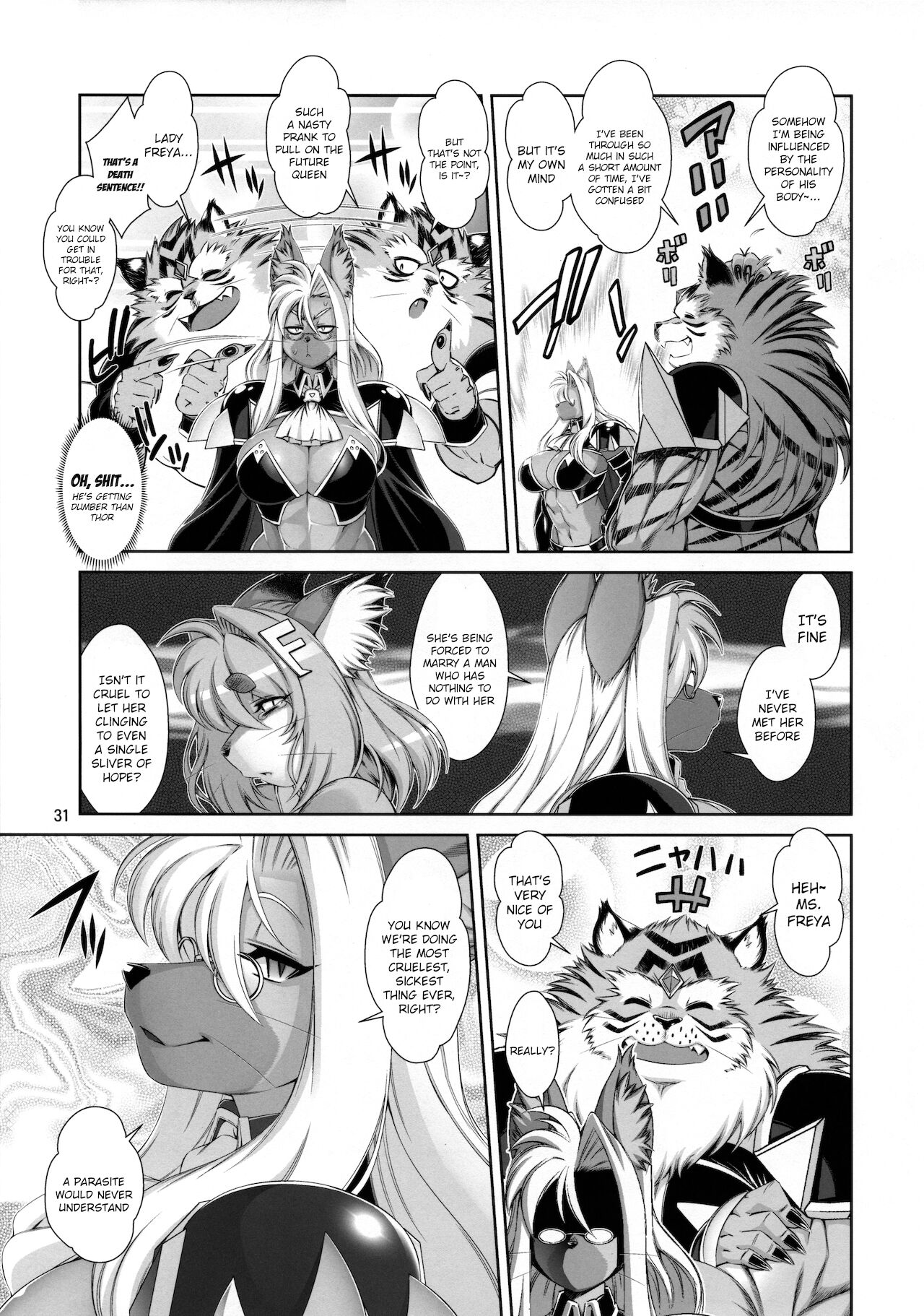 (Kemoket 10) [Sweet Taste (Amakuchi)] Mahou no Juujin Foxy Rena 16 (English) (Decensored) [Klub Kemoner] image number 32