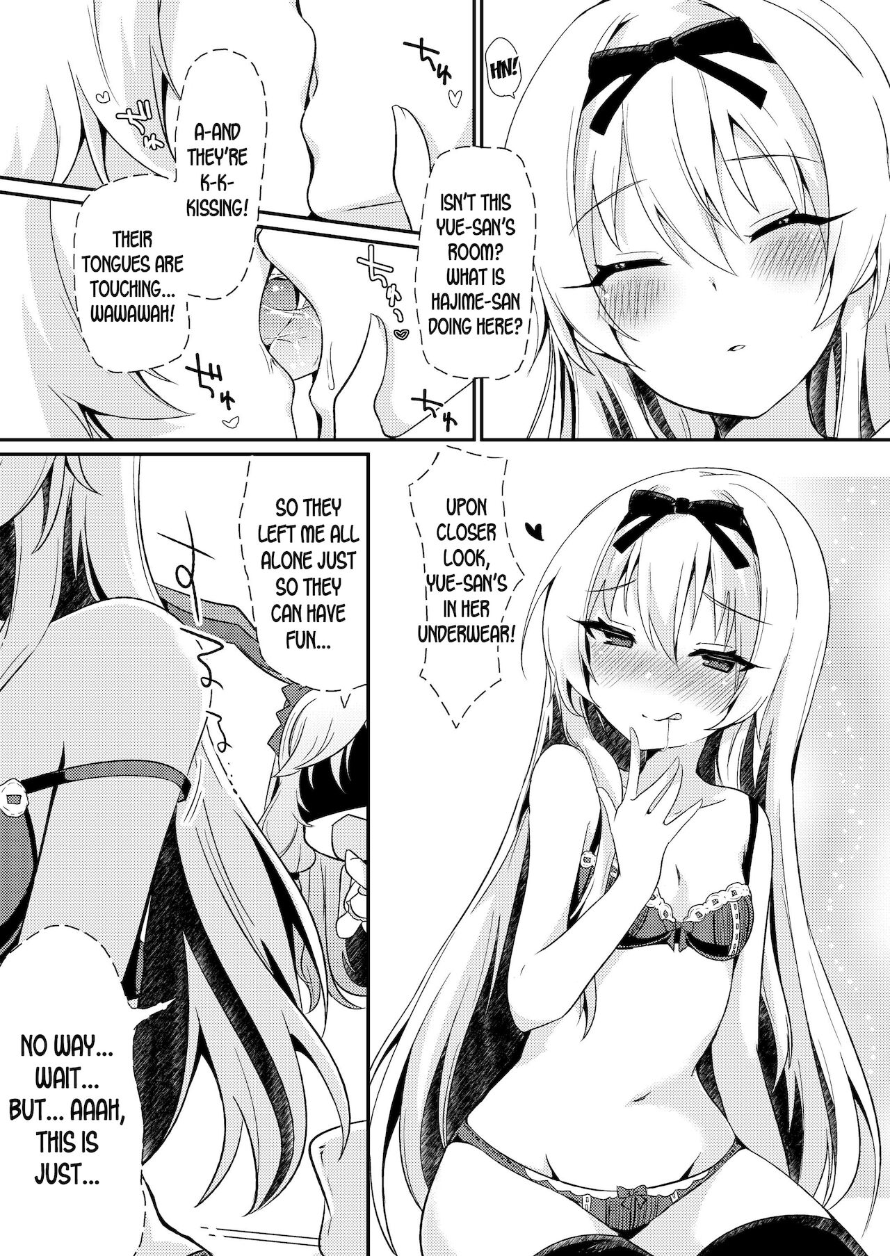 [Asshuku Town (Chiji Komari)] Arifureta Mousou de Nakayoku Shitekudasai! (Arifureta Shokugyou de Sekai Saikyou) [English] [desudesu] [Digital] 画像番号 5