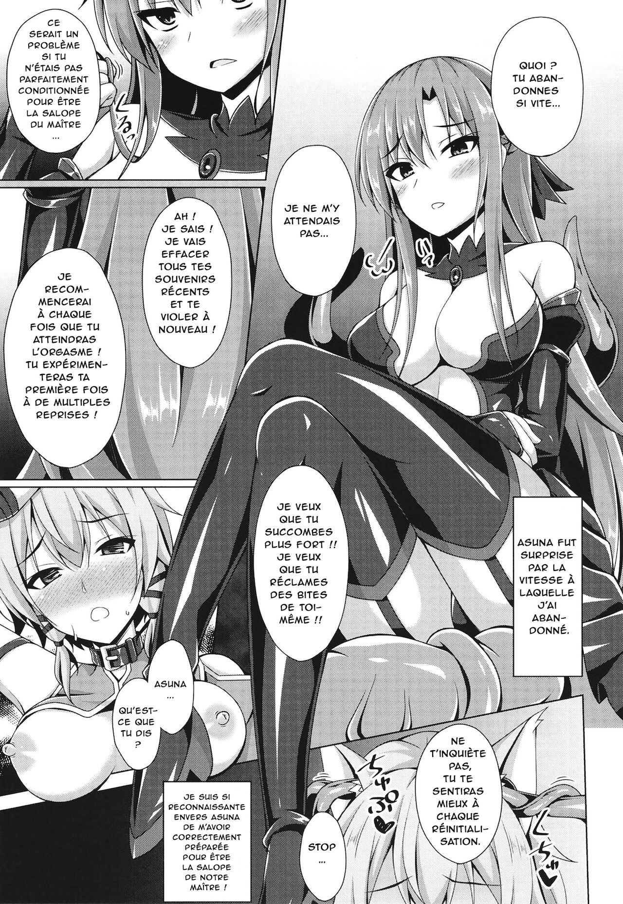 (Mega Akihabara Doujinsai 3) [Imitation Moon (Narumi Yuu)] Cool na Kanojo wa Mou Ore ni wa Hohoende kurenai... (Sword Art Online) [French] [Oasis-Scantrad] imagen número 8