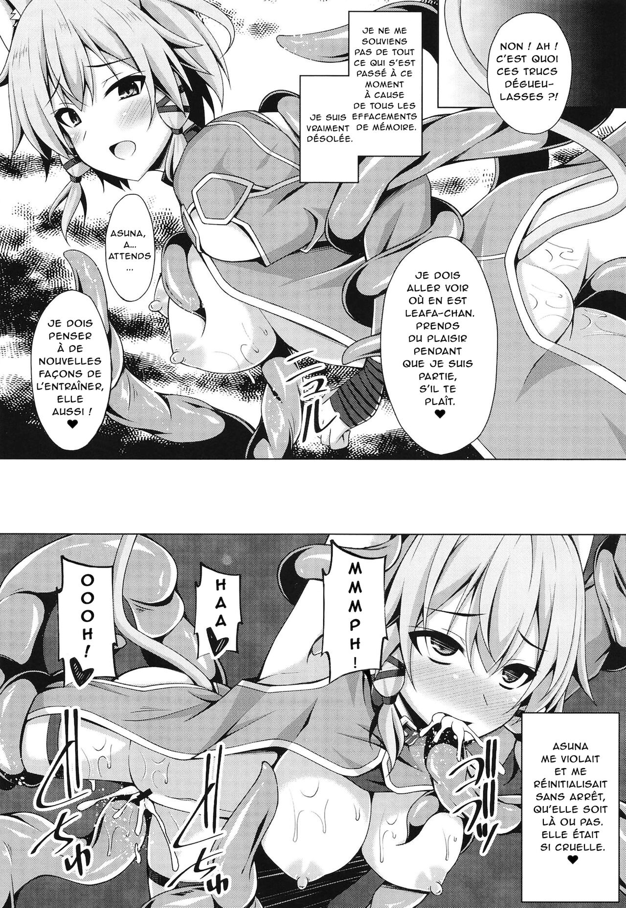 (Mega Akihabara Doujinsai 3) [Imitation Moon (Narumi Yuu)] Cool na Kanojo wa Mou Ore ni wa Hohoende kurenai... (Sword Art Online) [French] [Oasis-Scantrad] imagen número 9