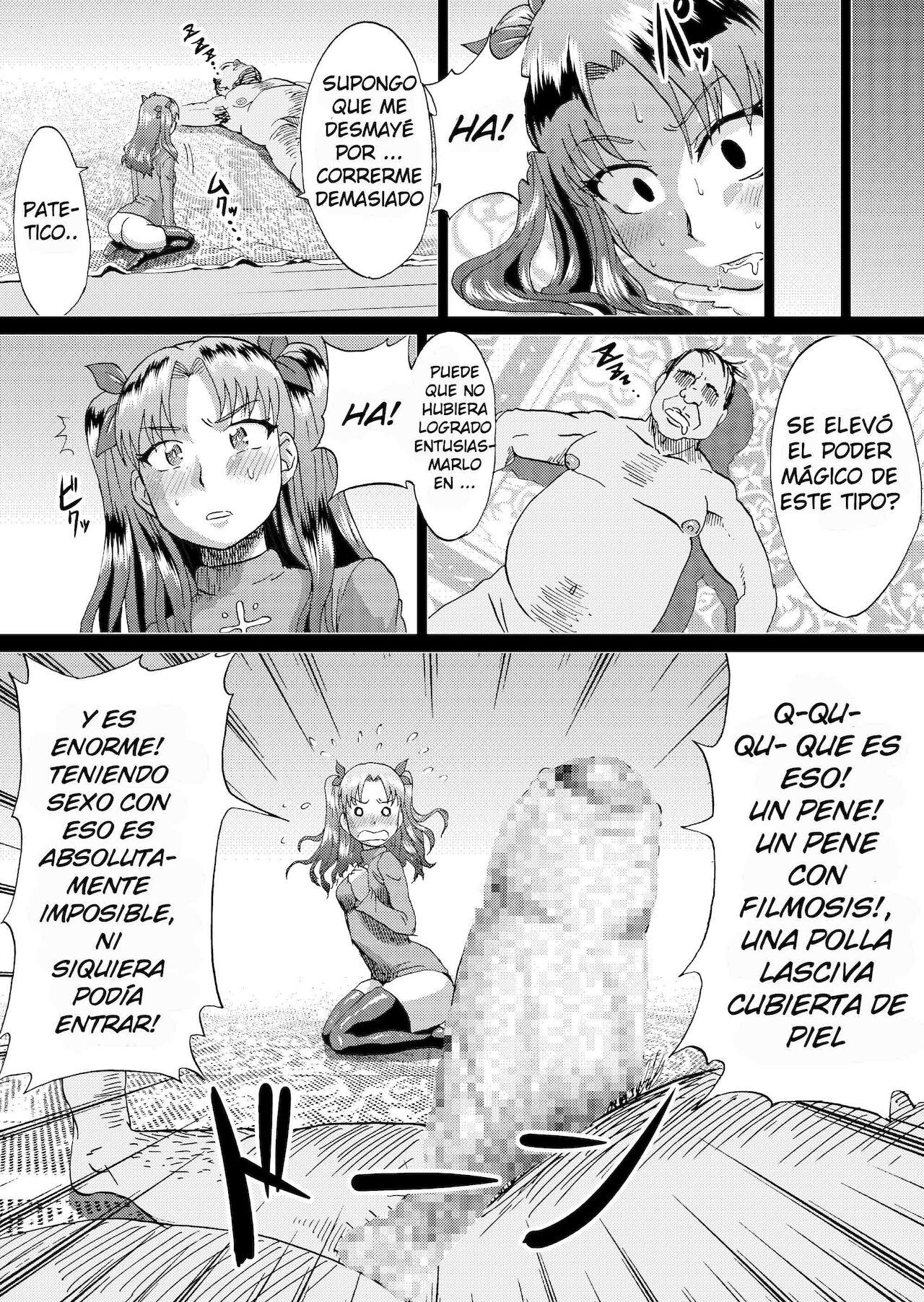 [Ahemaru (Henrik)] Rin no Inran Funtouki (Zenpen) (Fate/stay night) [Spanish] [Allen Translations] image number 11