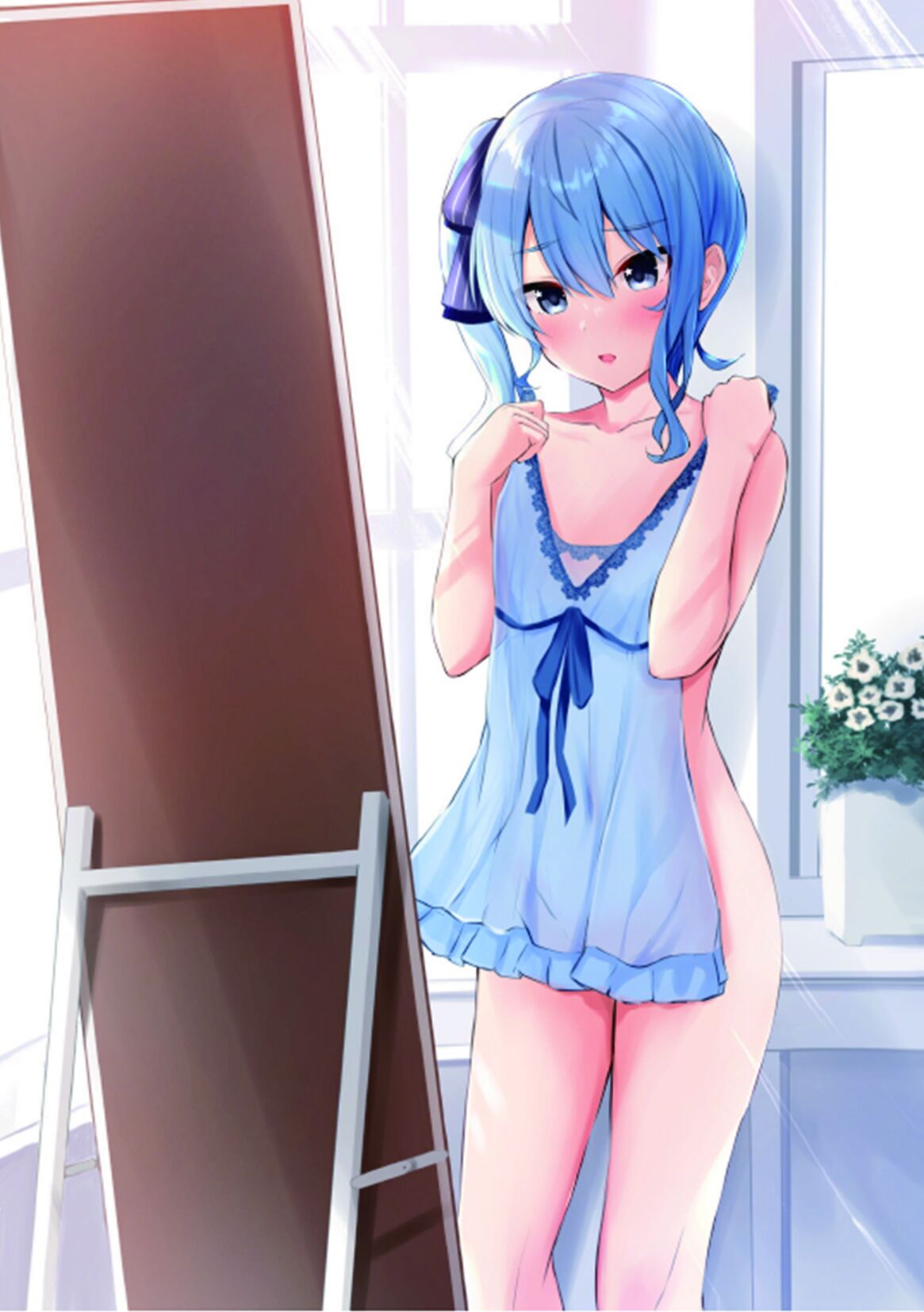 (Holoket 4th) [EX Production (EX Alnam)] Sui-chan no Kawaikute Chotto Ecchi na Illust Bon (Hoshimachi Suisei) 6eme image