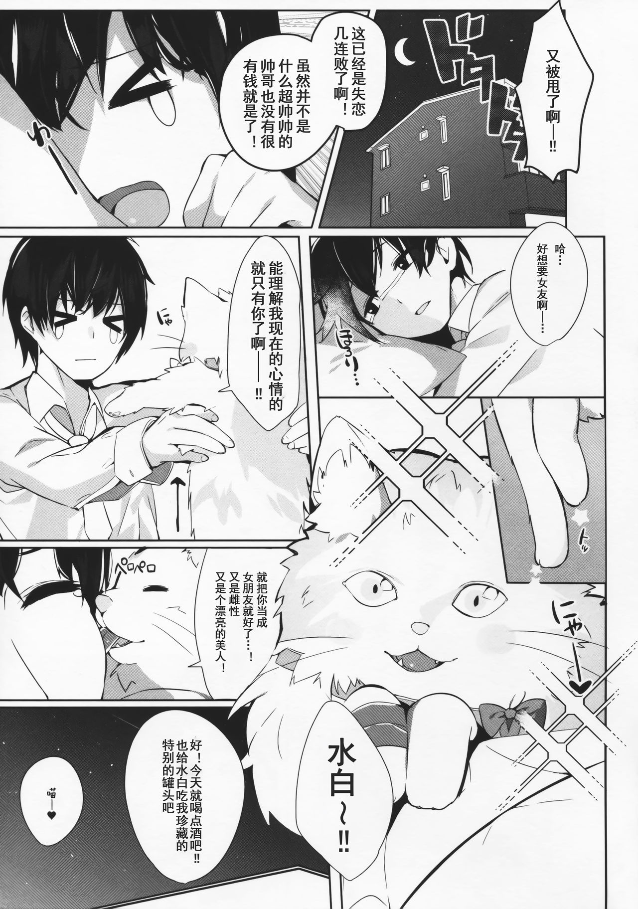 (C95) [AHO-CROSS (Kamioka Chirol)] Mihaku-chan to Icha Love [Chinese] [萌幻鴿鄉漢化組] imagen número 4