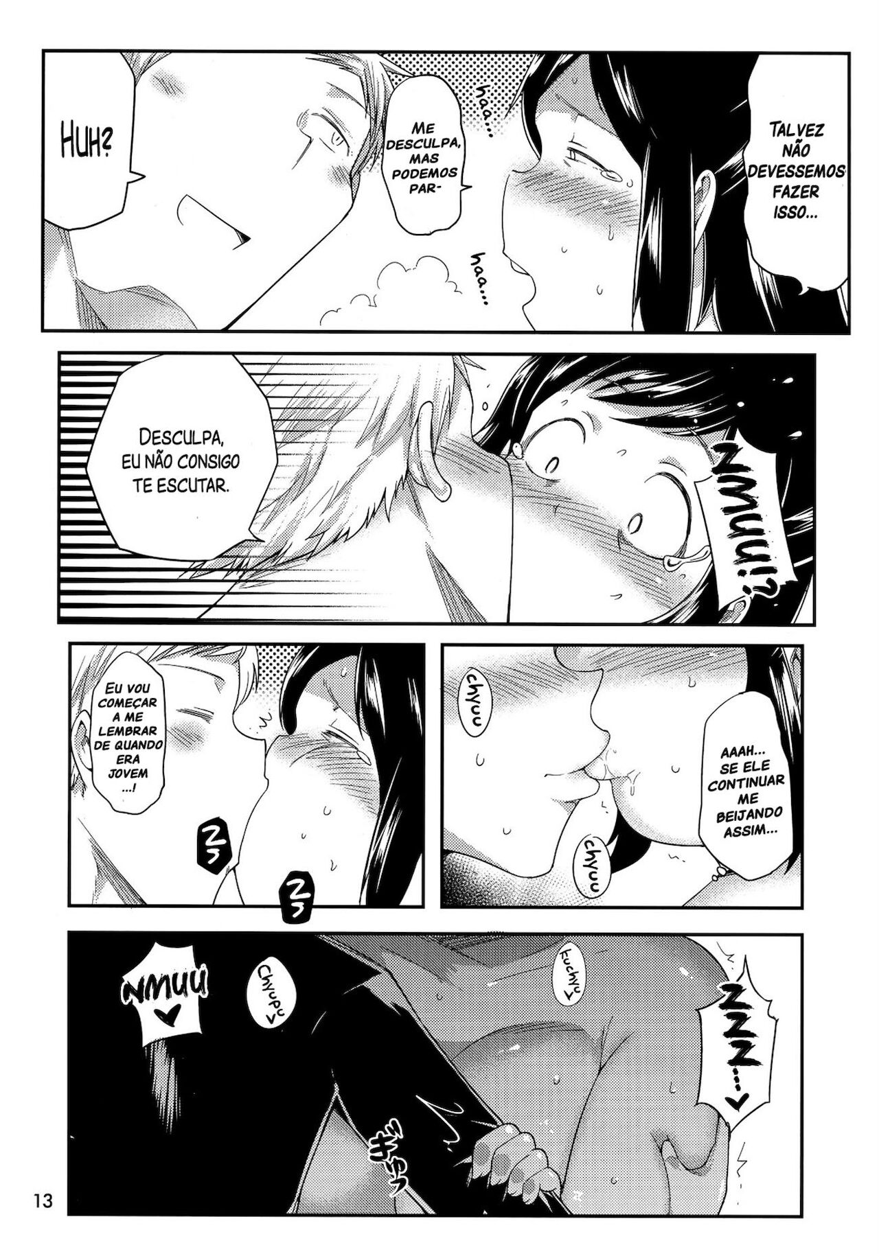 (C90) [TK Jesus (Takeyama Shimeji)] Hero no Okaa-san (Boku no Hero Academia) [Portuguese] image number 12