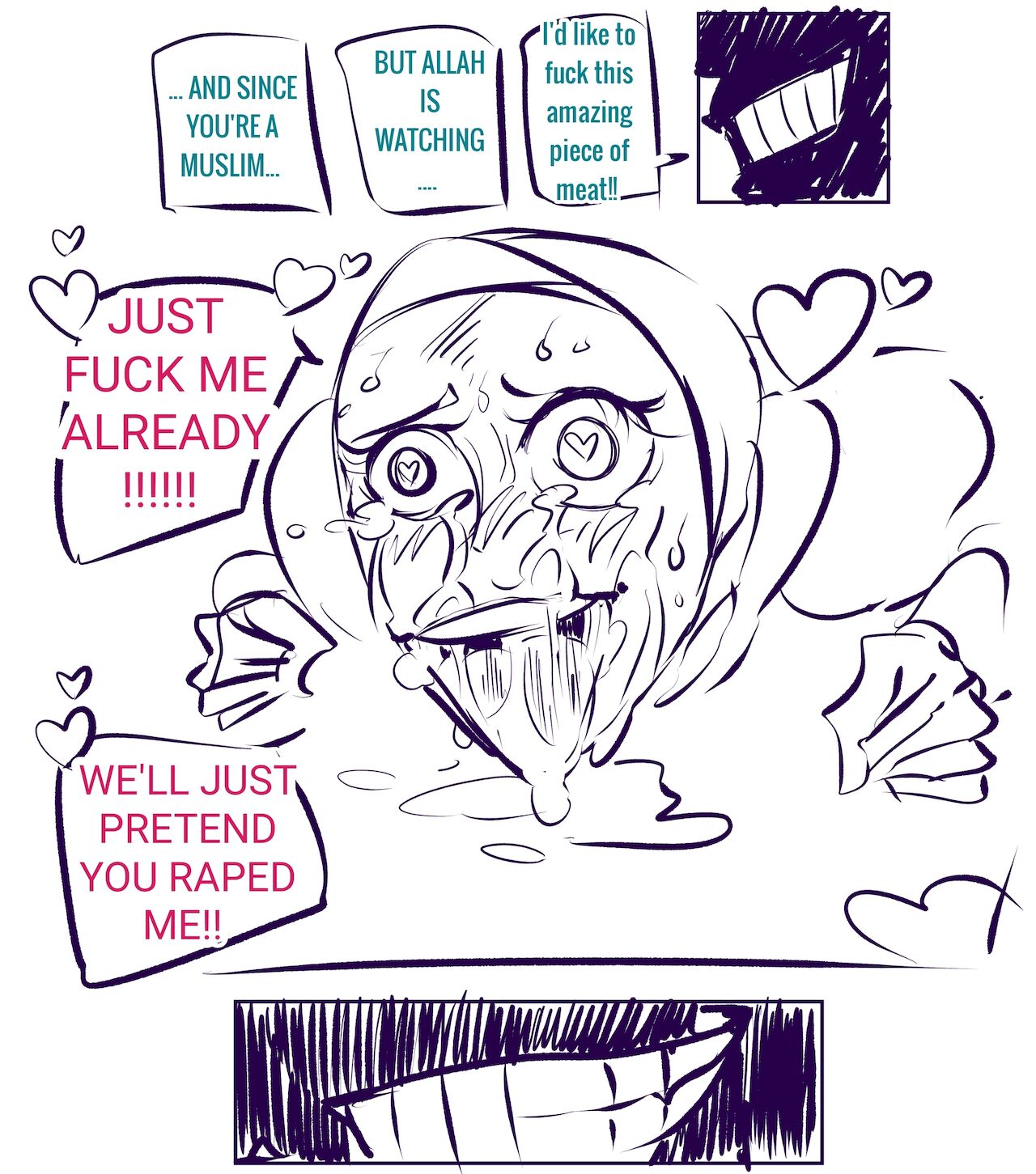 [BAP] Innocent Muslim Stained image number 12