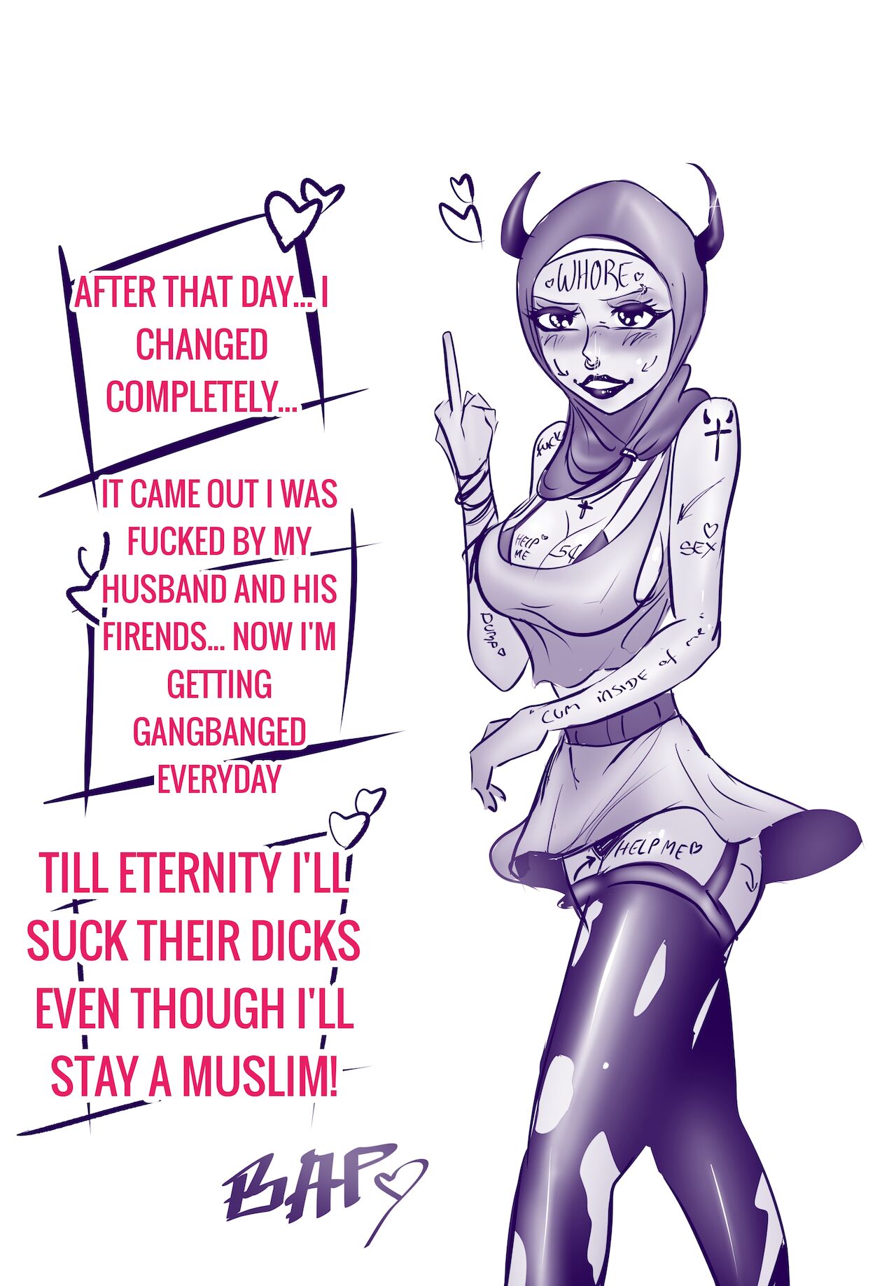 [BAP] Innocent Muslim Stained image number 25