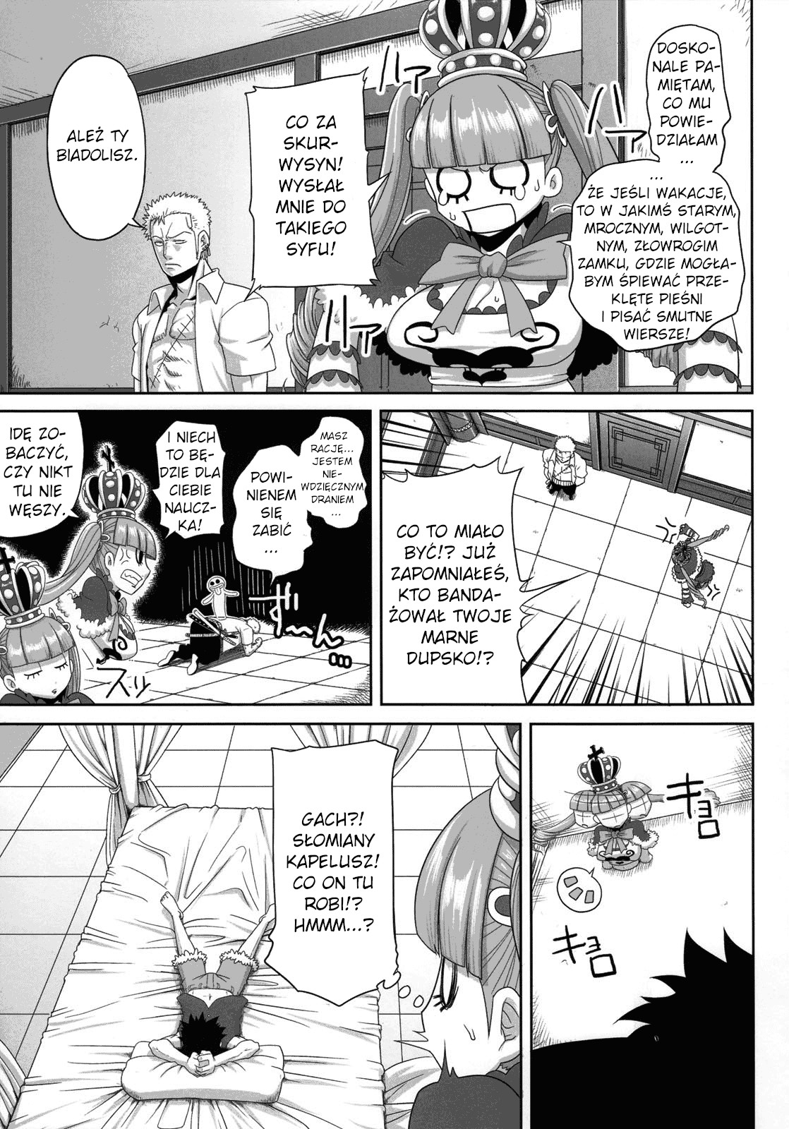 (C76) [Rojiura Jack (Jun)] Through The Wall (One Piece) [Decensored] [Polish] image number 4