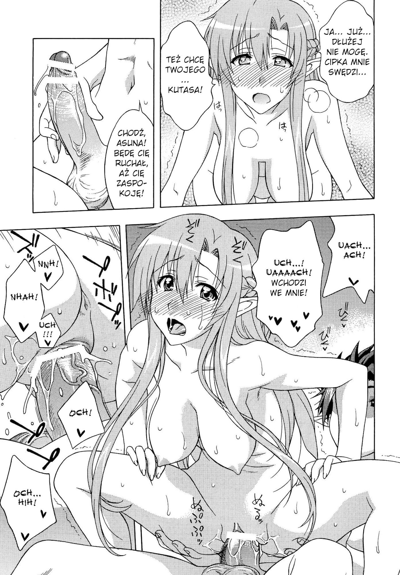 [Geiwamiwosukuu!! (Karura Syou)] Daraku no Utage (Sword Art Online) [Polish] 이미지 번호 12